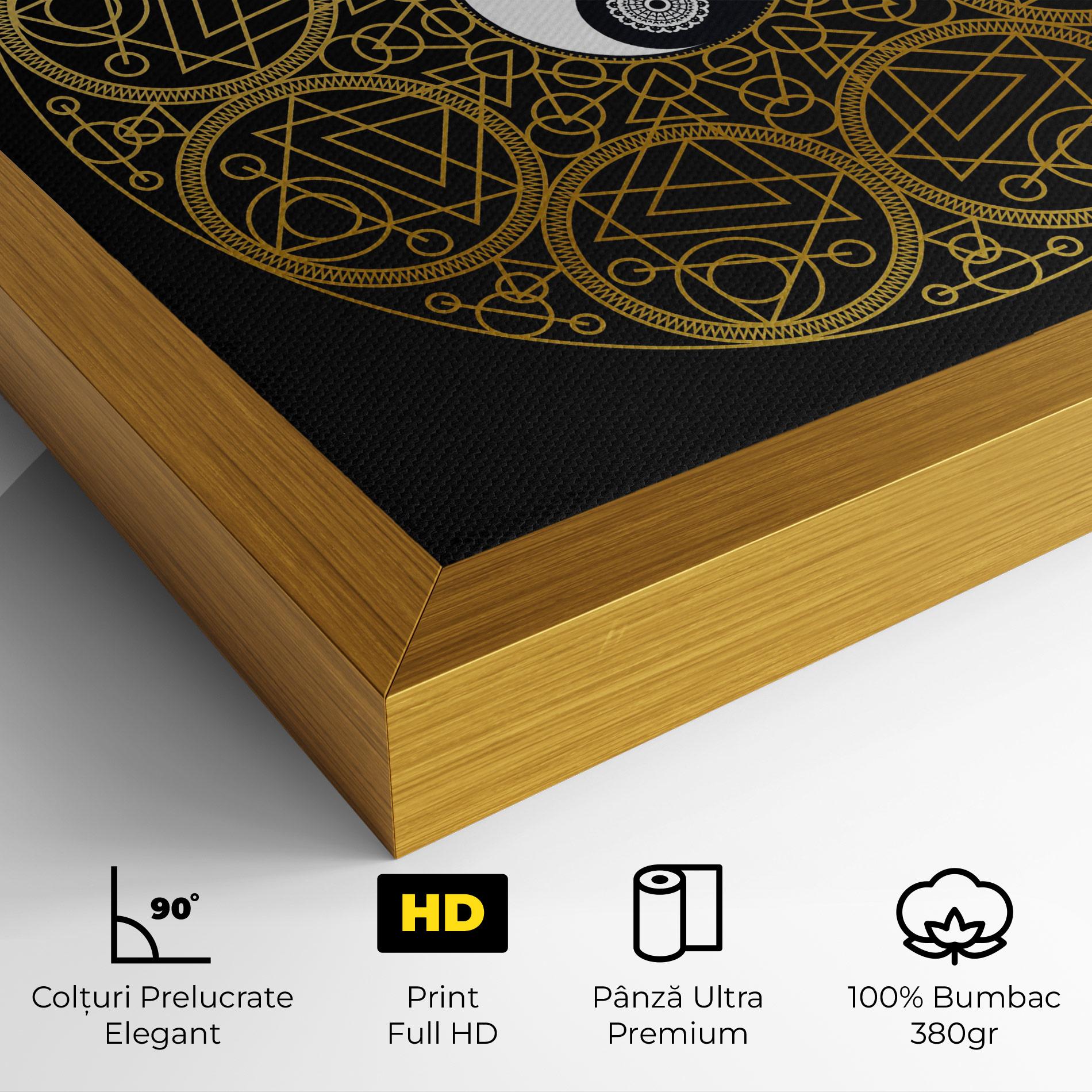 Tablou Canvas Meditation Mandala mockup 4