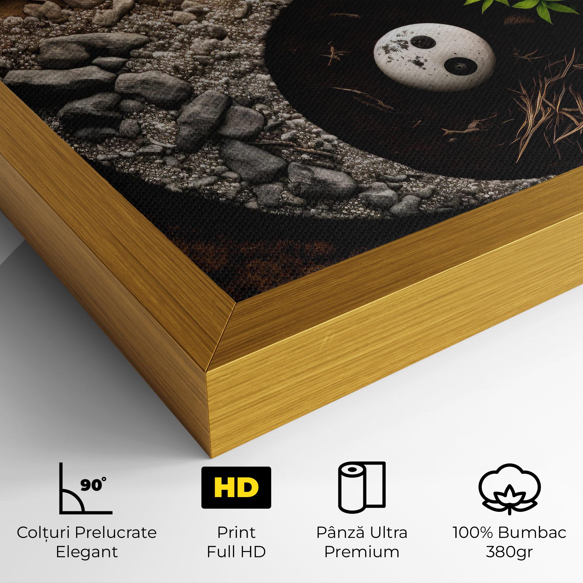 Tablou Canvas Nature Yinyang mockup 4