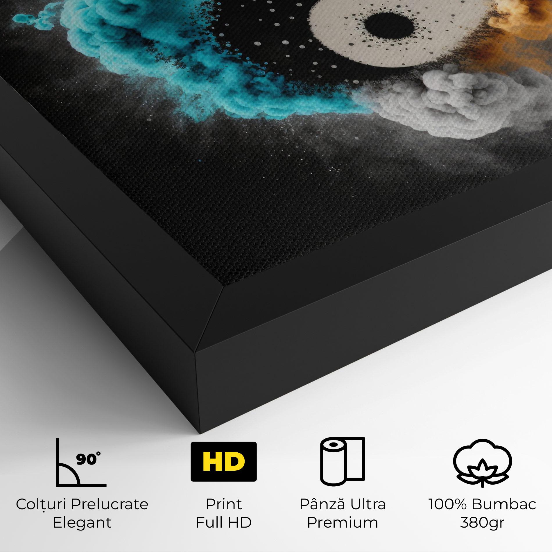 Tablou Canvas Blue Smoke Yinuang mockup 4