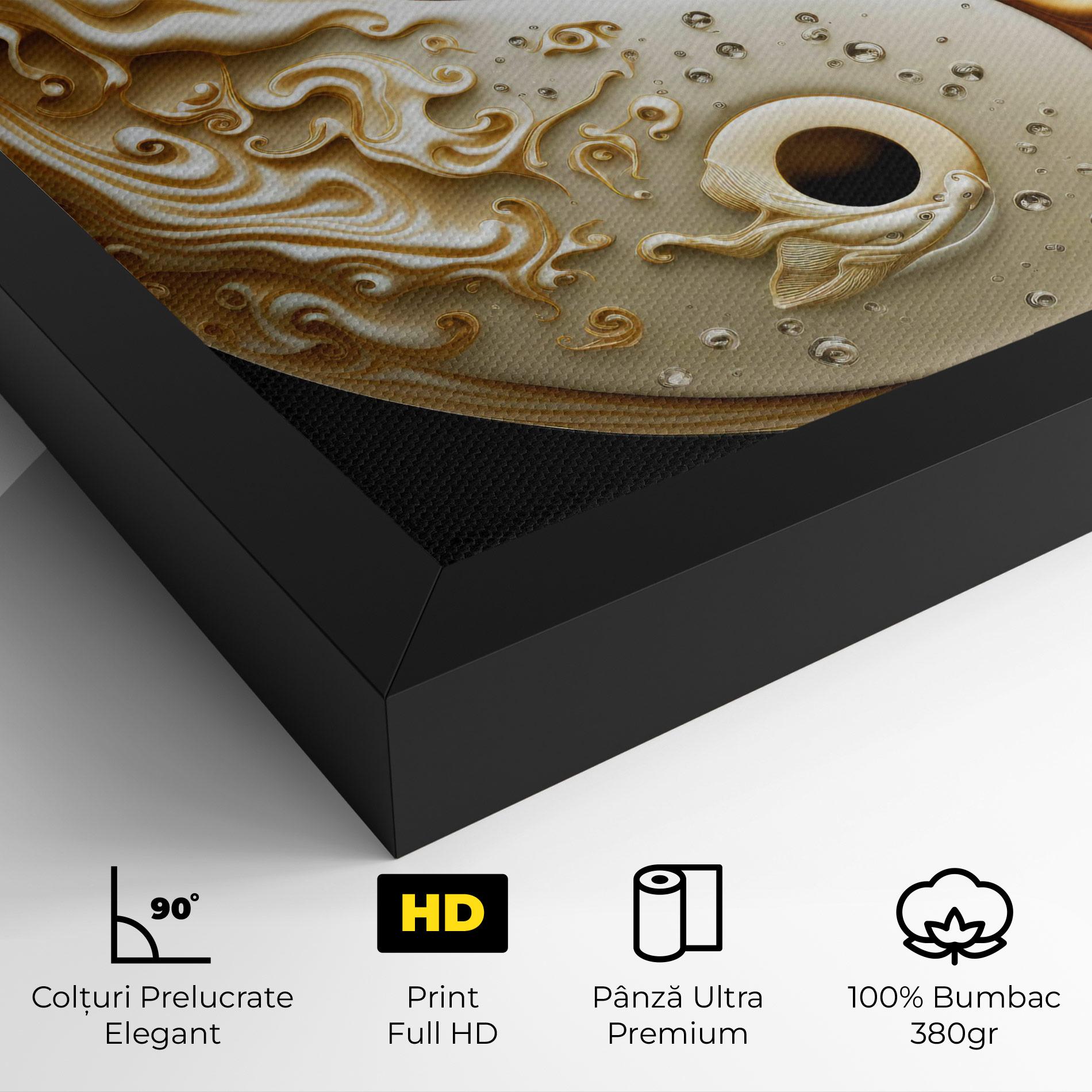 Tablou Canvas Caramel Yinyang mockup 4