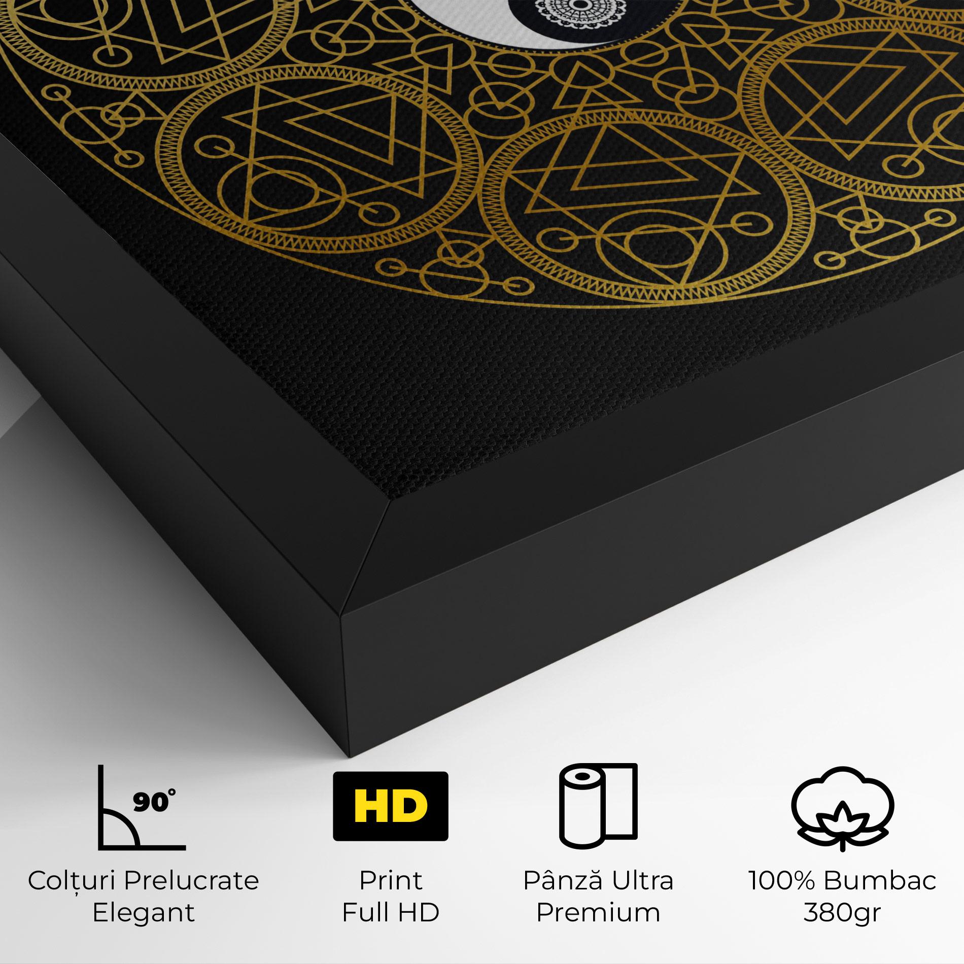 Tablou Canvas Meditation Mandala mockup 4