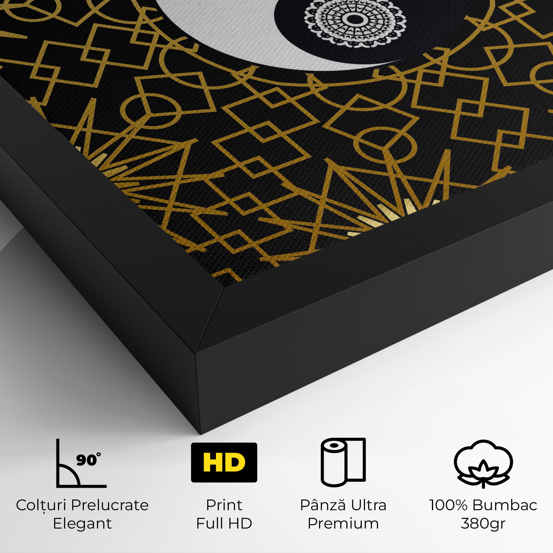 Tablou Canvas Meditation Yin Yang mockup 4