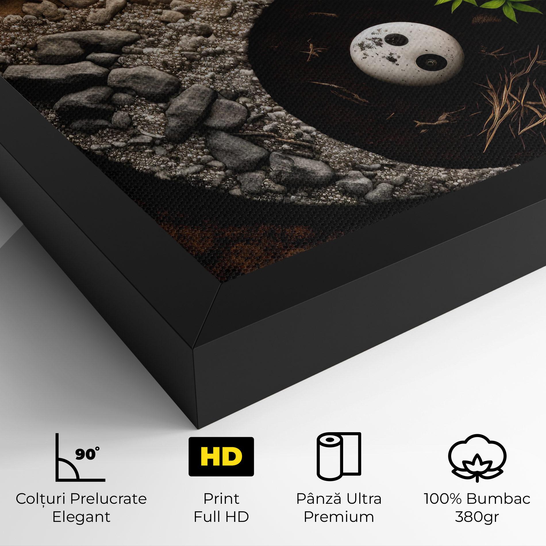 Tablou Canvas Nature Yinyang mockup 4