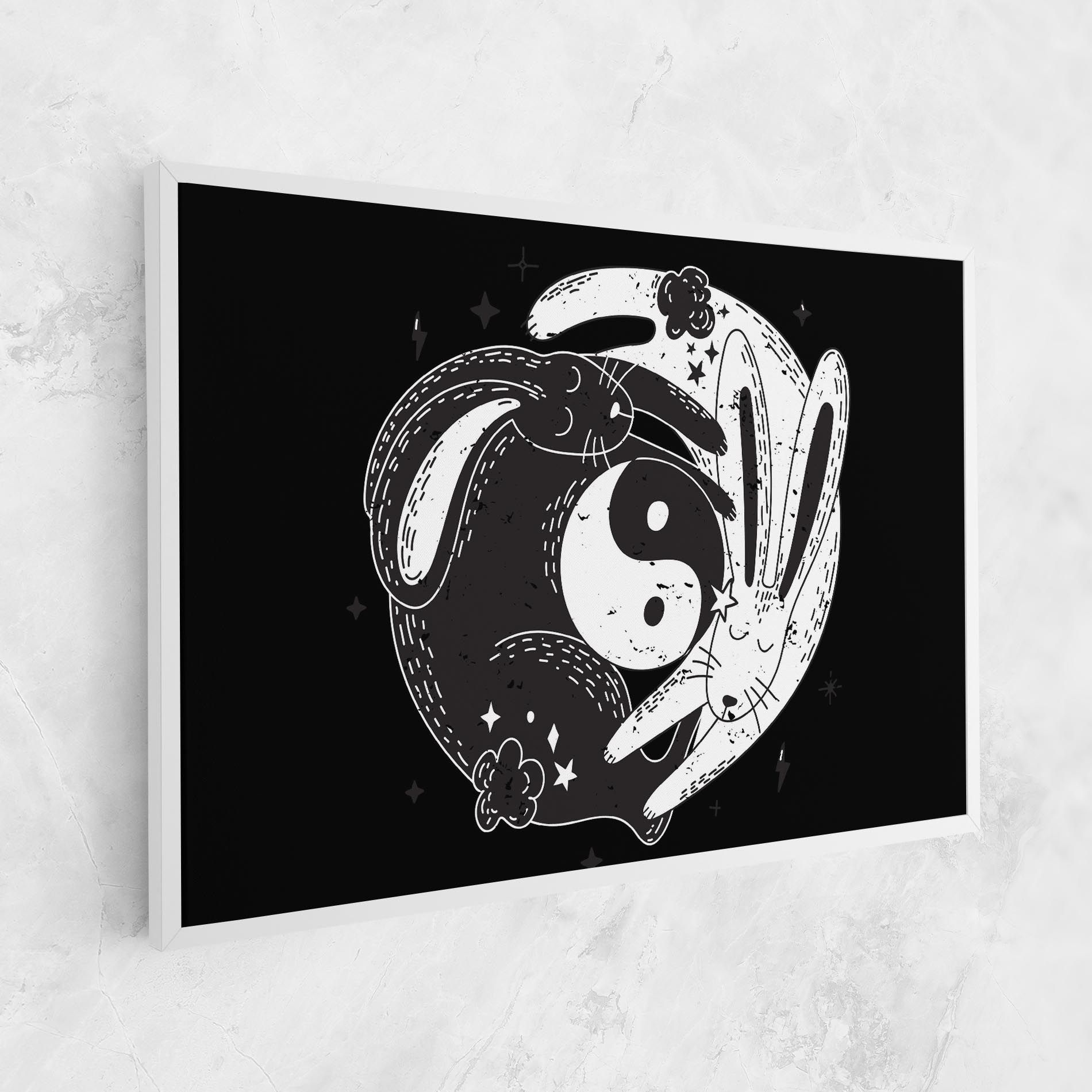 Bunny Yinyang mockup 1