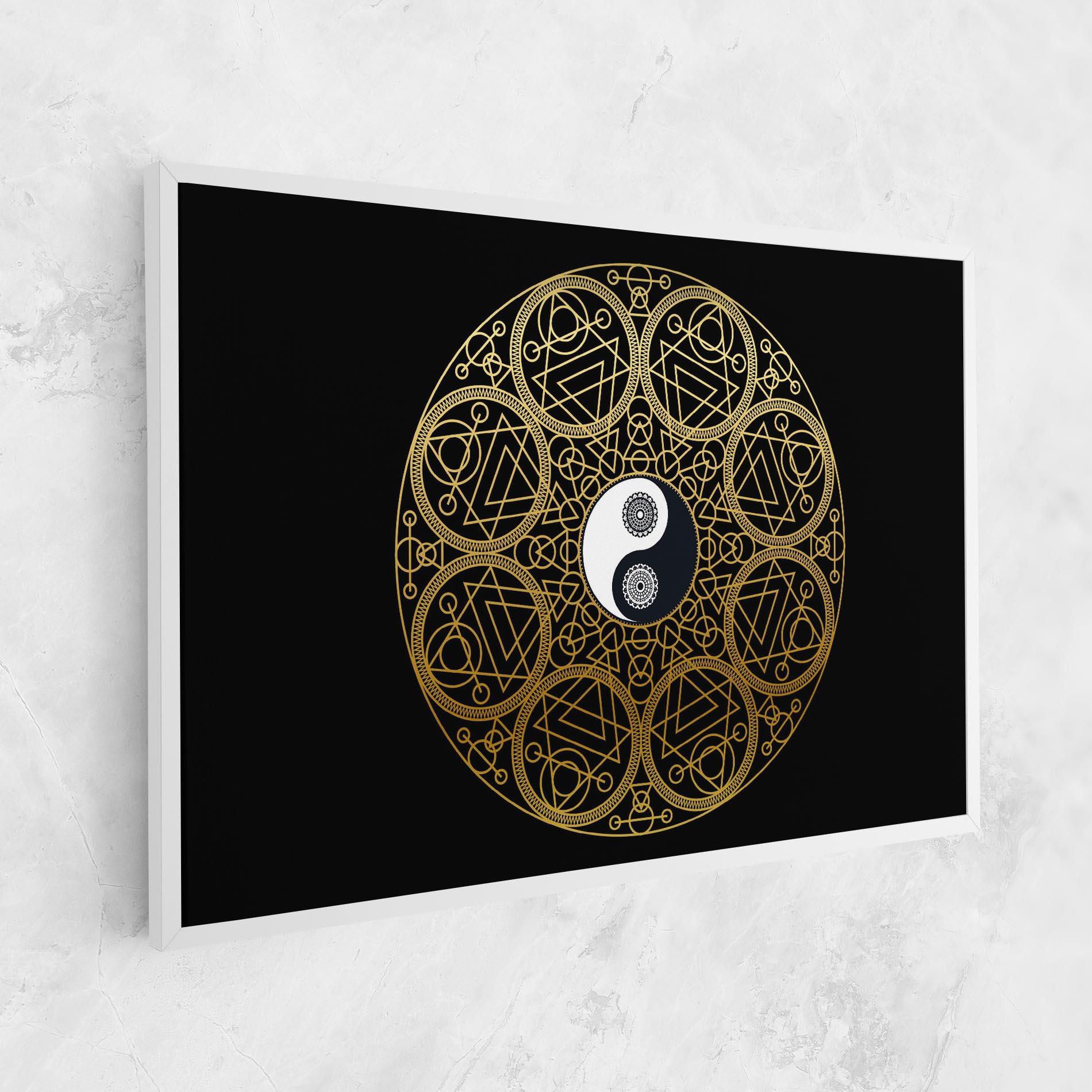 Tablou Canvas Meditation Mandala mockup 1
