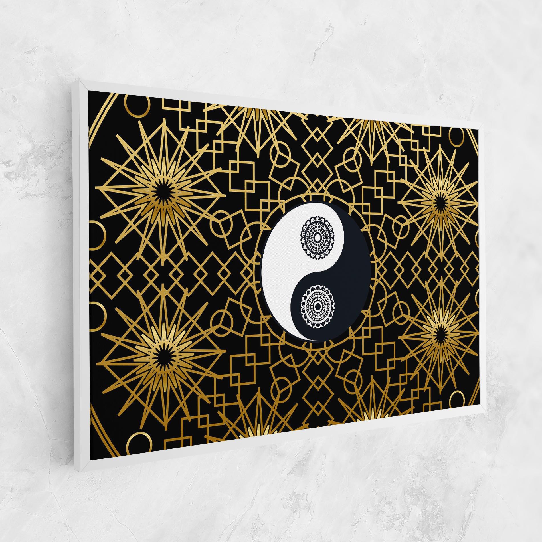 Tablou Canvas Meditation Yin Yang mockup 1