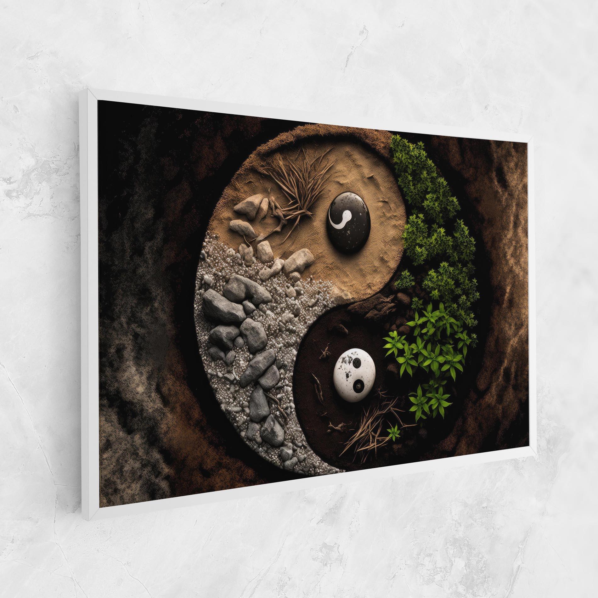 Tablou Canvas Nature Yinyang mockup 1