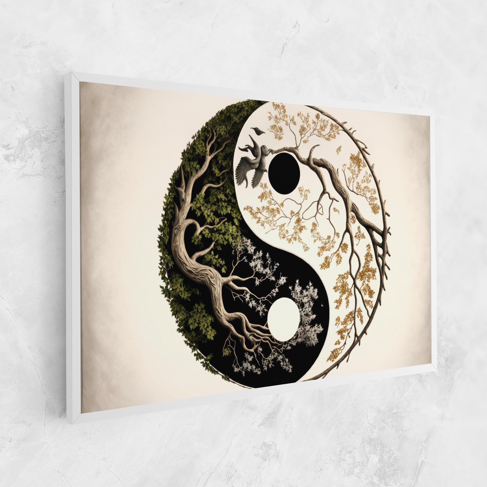 Tablou Canvas Tree Yinyang mockup 1