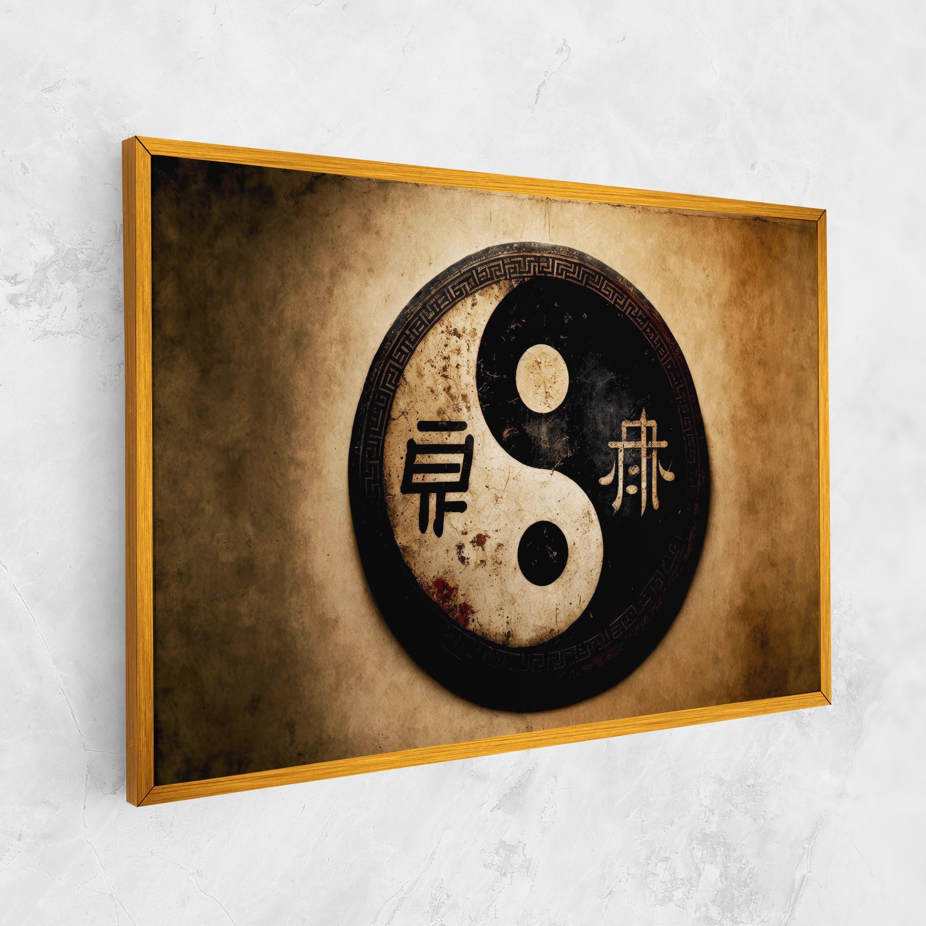 Tablou Canvas Chinese Yinyang mockup 1