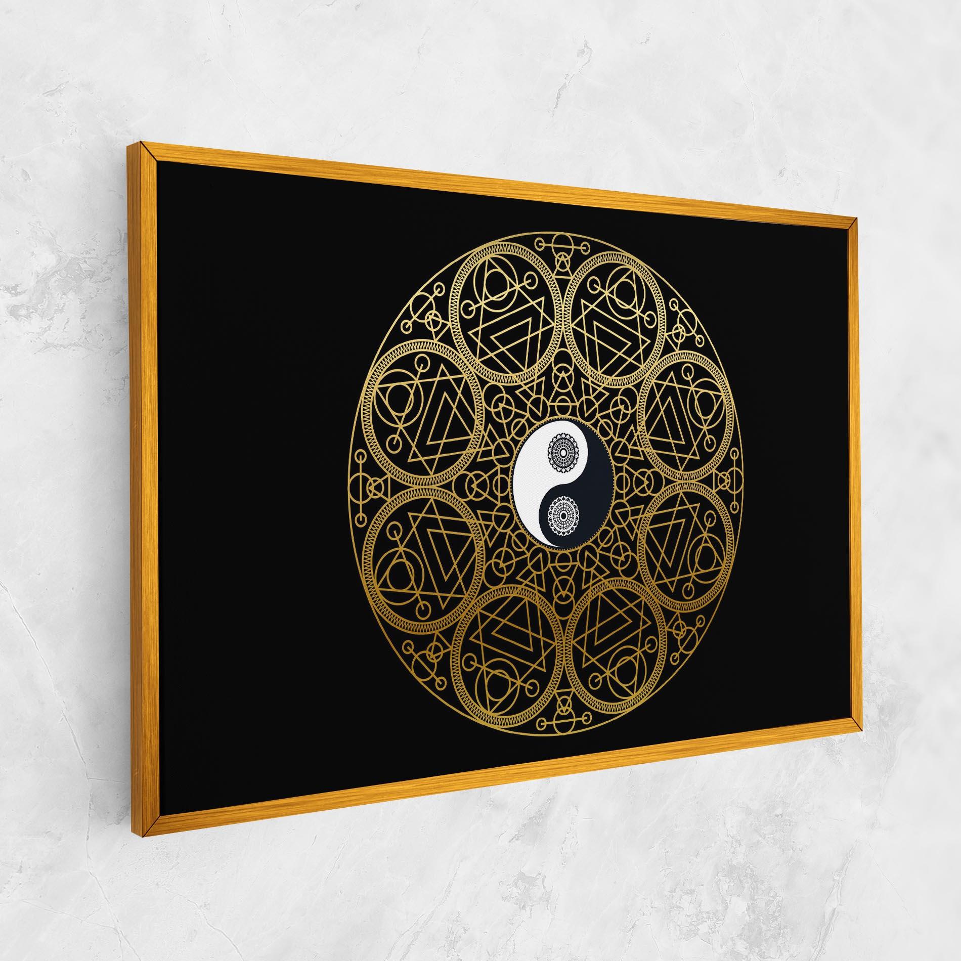 Tablou Canvas Meditation Mandala mockup 1