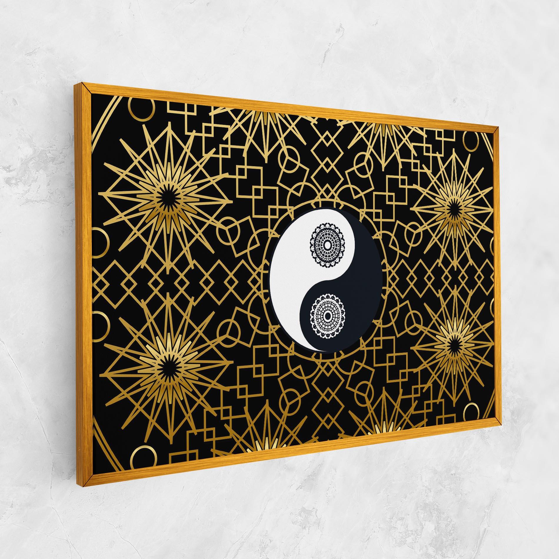 Tablou Canvas Meditation Yin Yang mockup 1