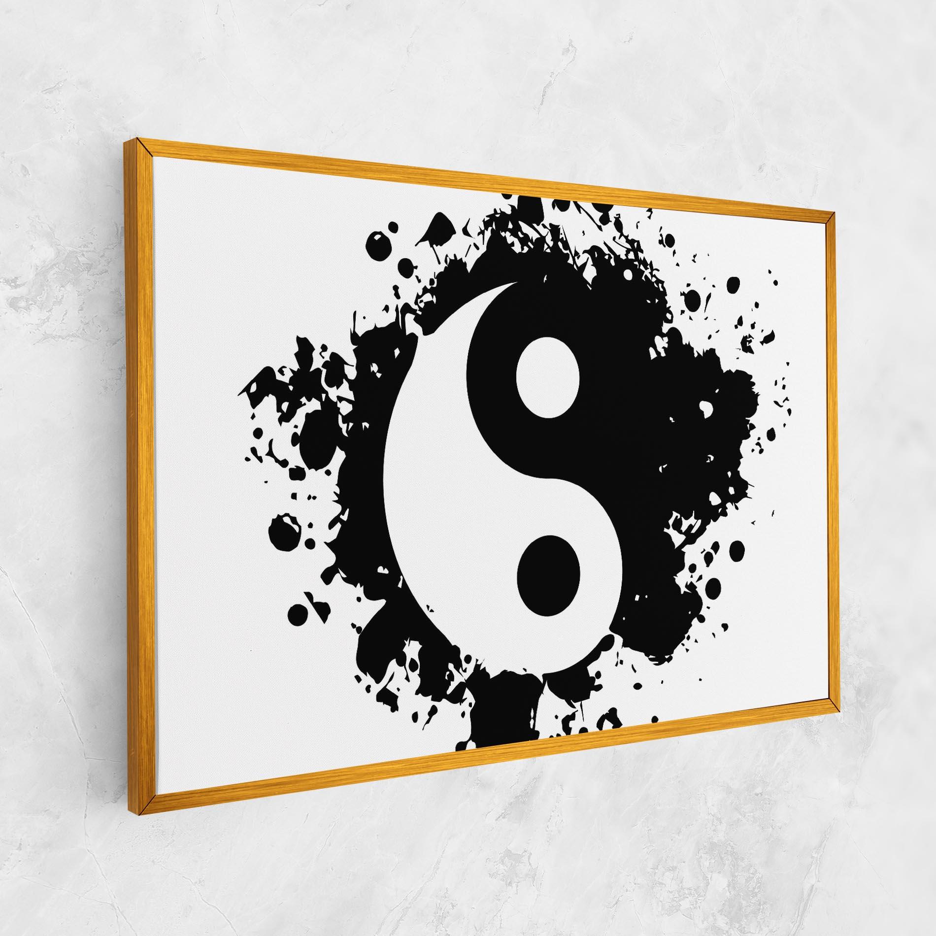 Tablou Canvas Yinyang Harmony mockup 1