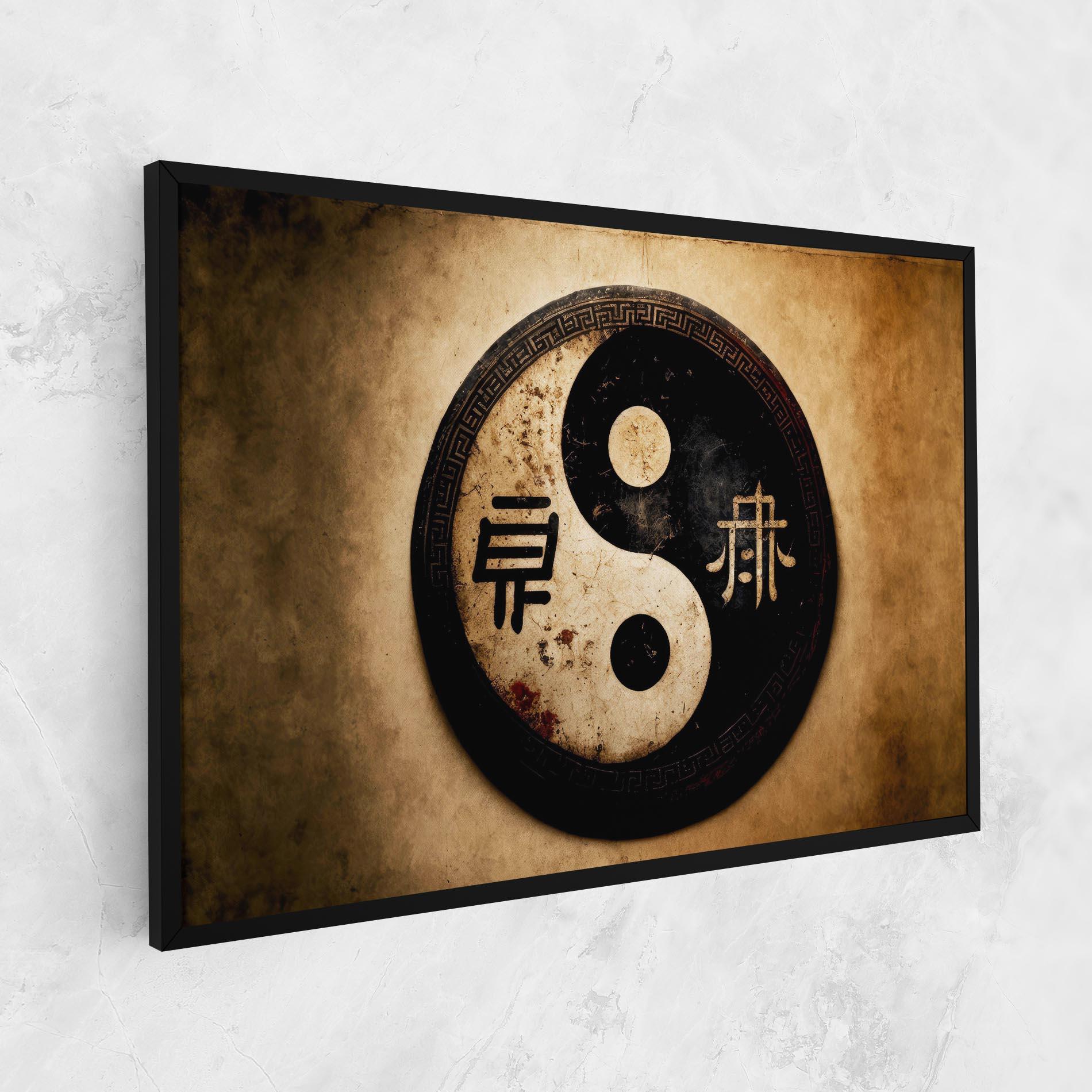 Tablou Canvas Chinese Yinyang mockup 1