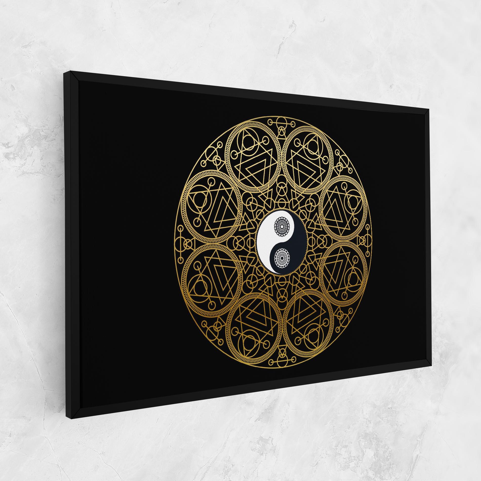 Tablou Canvas Meditation Mandala mockup 1