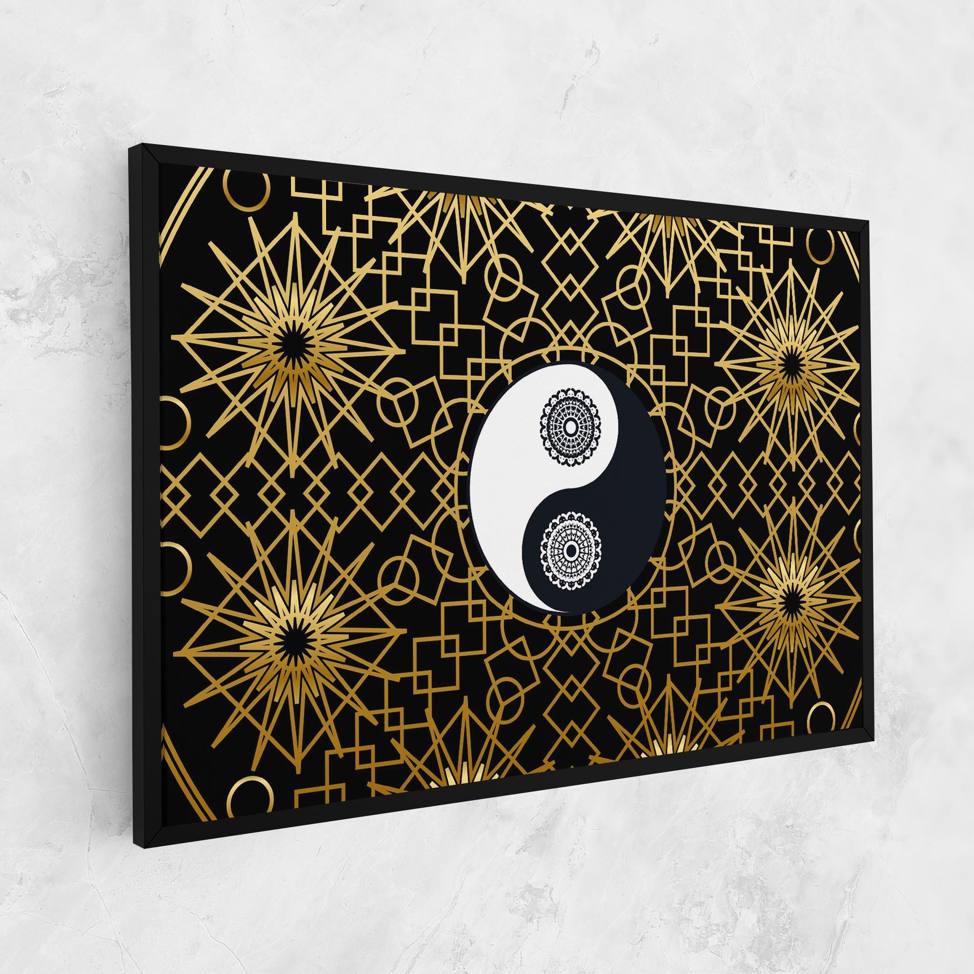 Tablou Canvas Meditation Yin Yang mockup 1