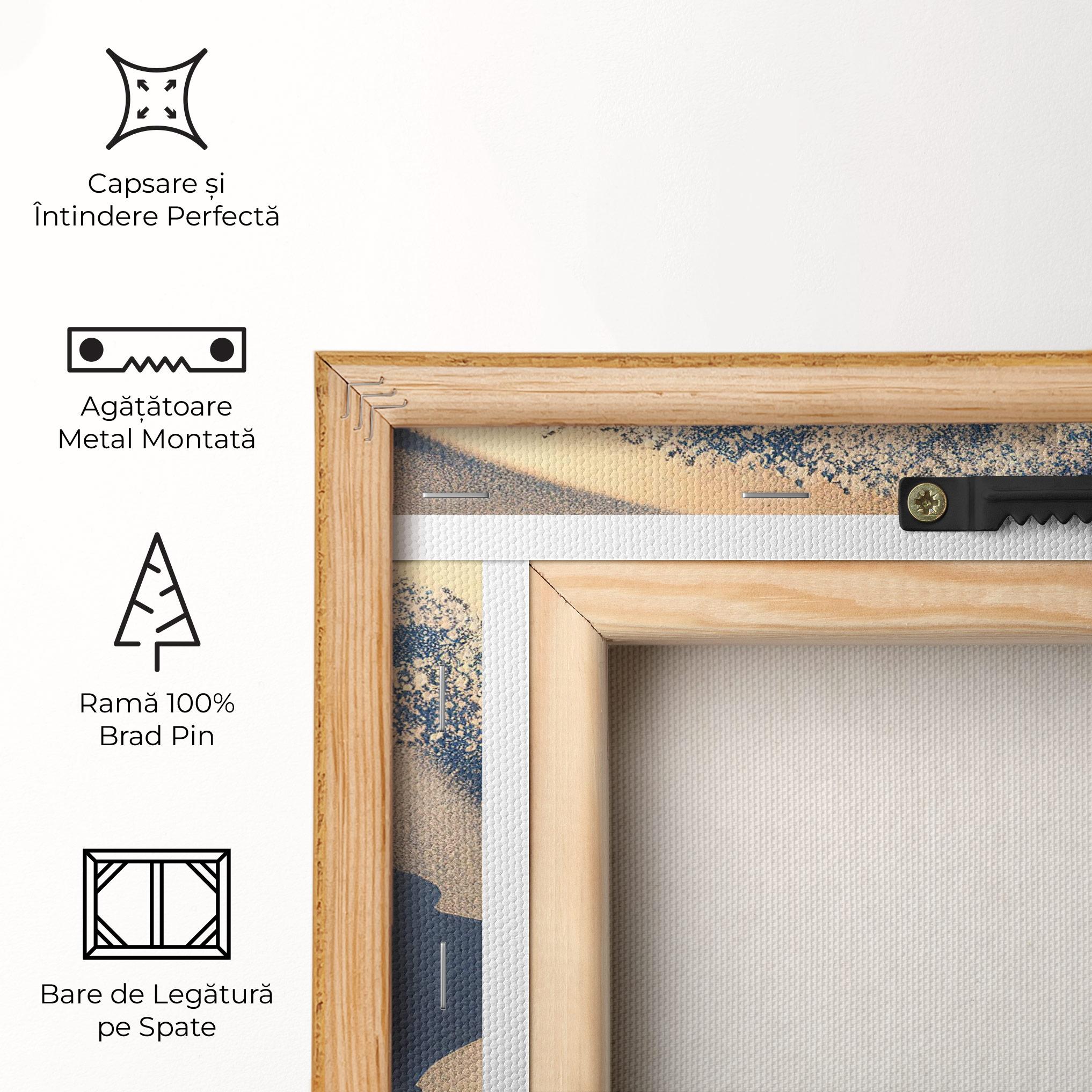 Tablou Canvas Black Sand Yinyang mockup 5