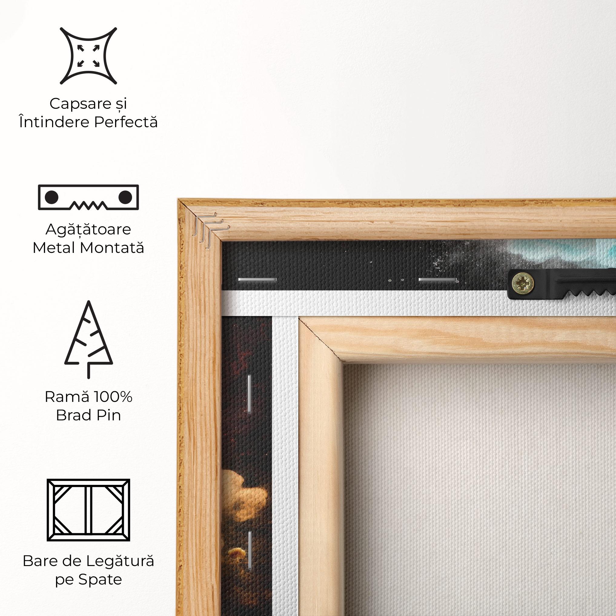 Tablou Canvas Blue Smoke Yinuang mockup 5