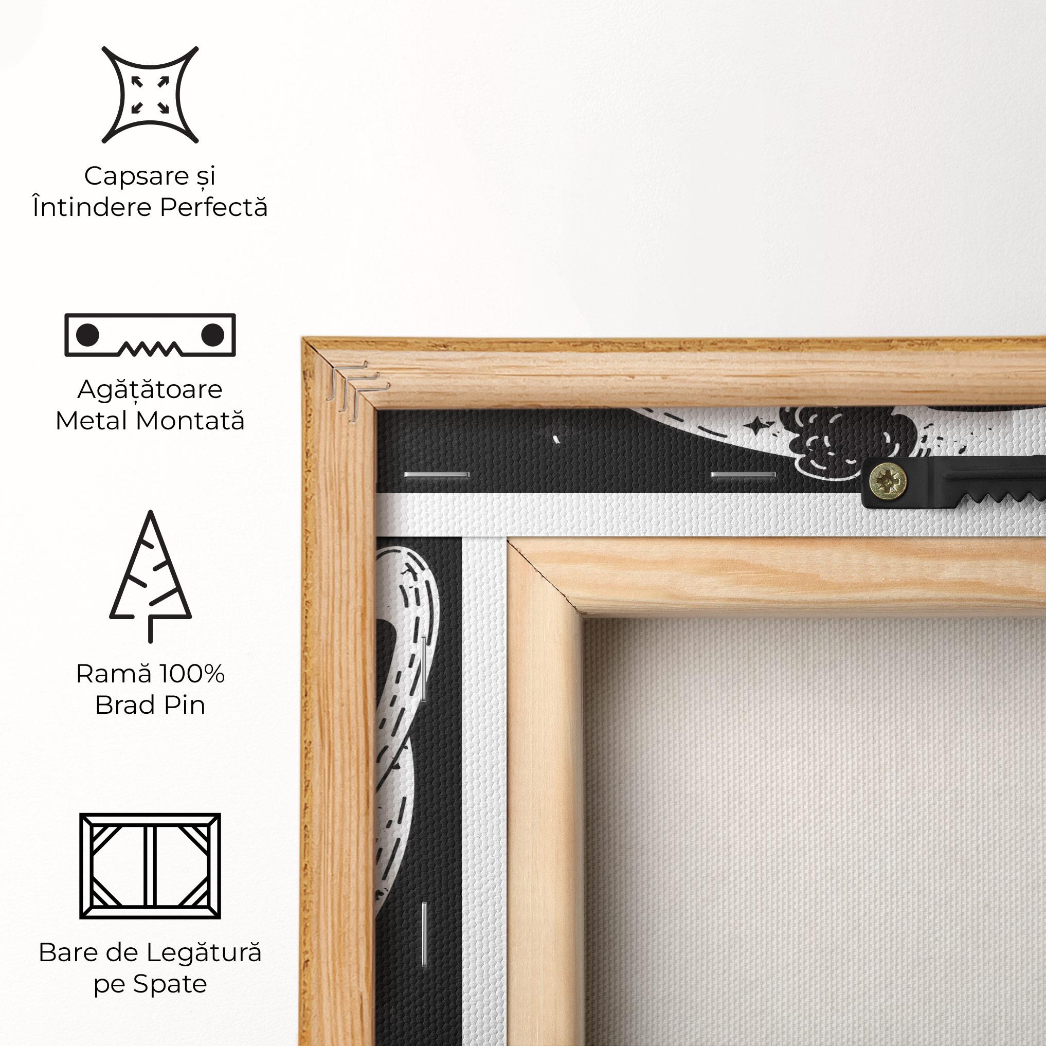 Tablou Canvas Bunny Yinyang mockup 5