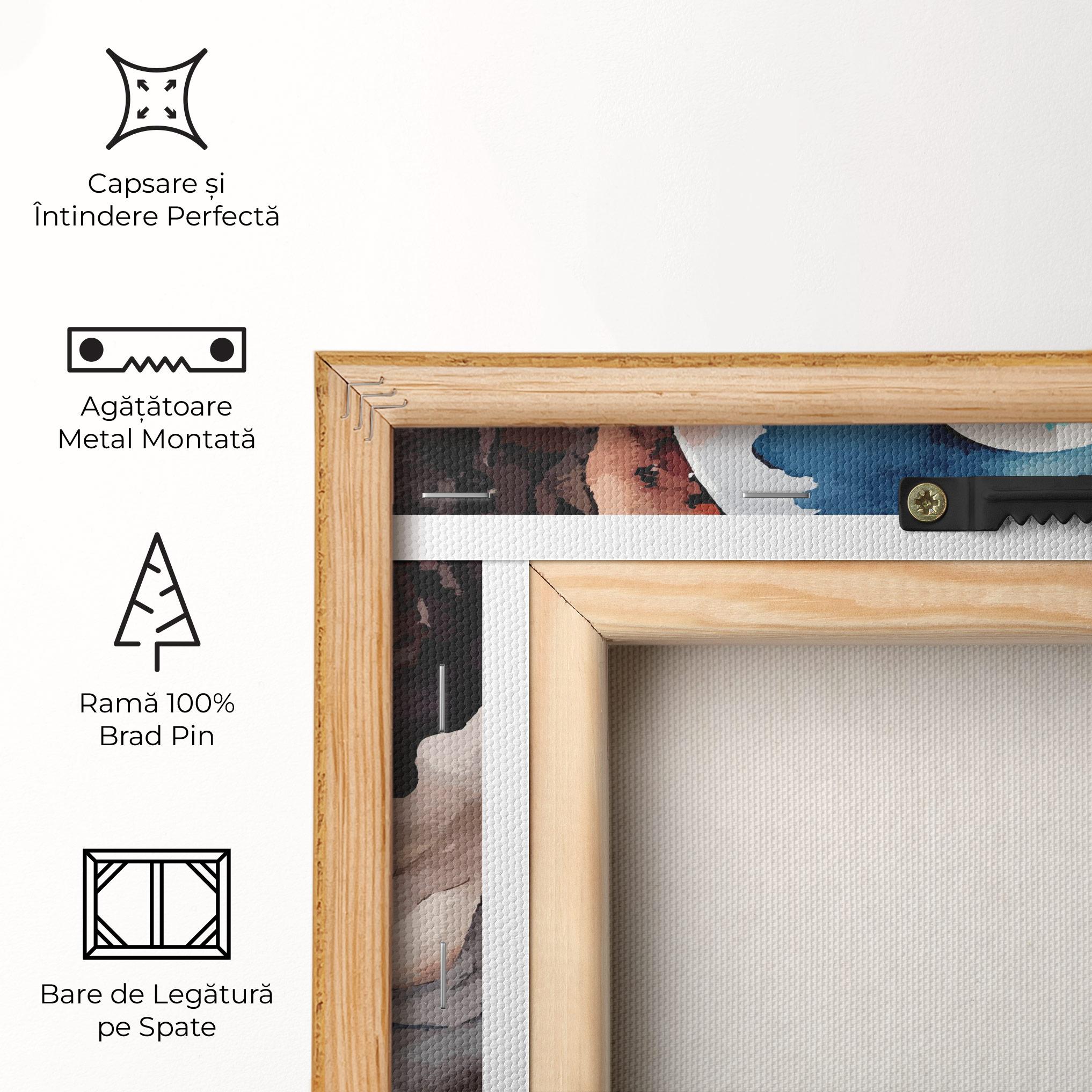 Tablou Canvas Earth Yinyang Art mockup 5