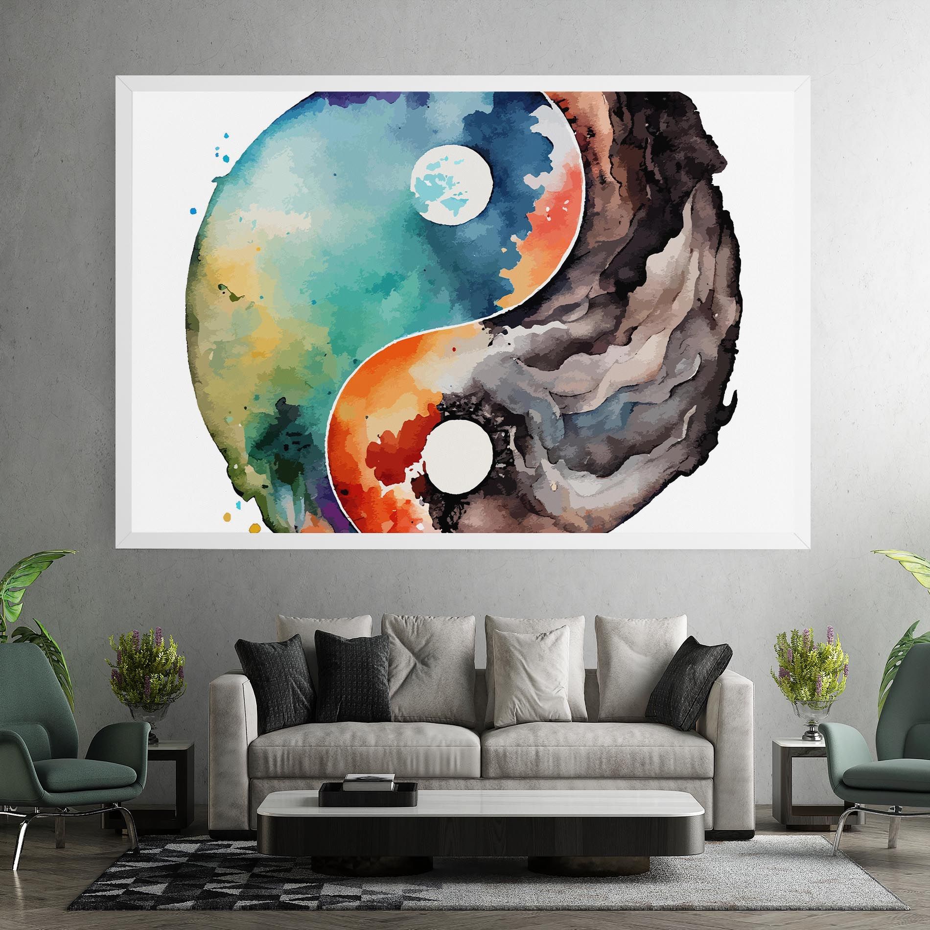 Earth Yinyang Art mockup 7