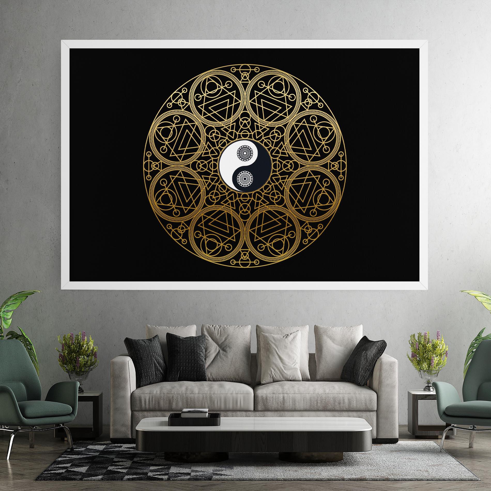 Tablou Canvas Meditation Mandala mockup 7