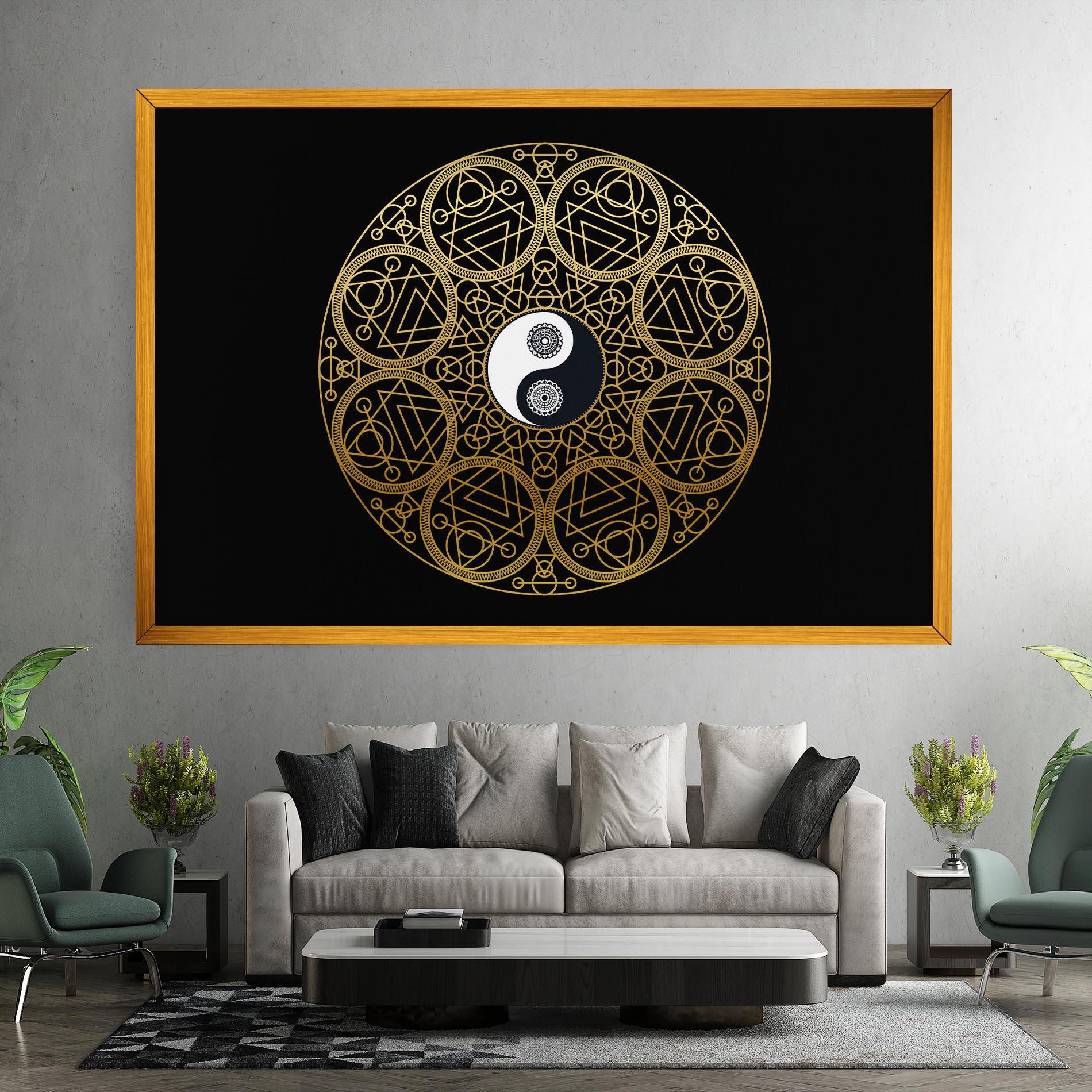 Tablou Canvas Meditation Mandala mockup 7