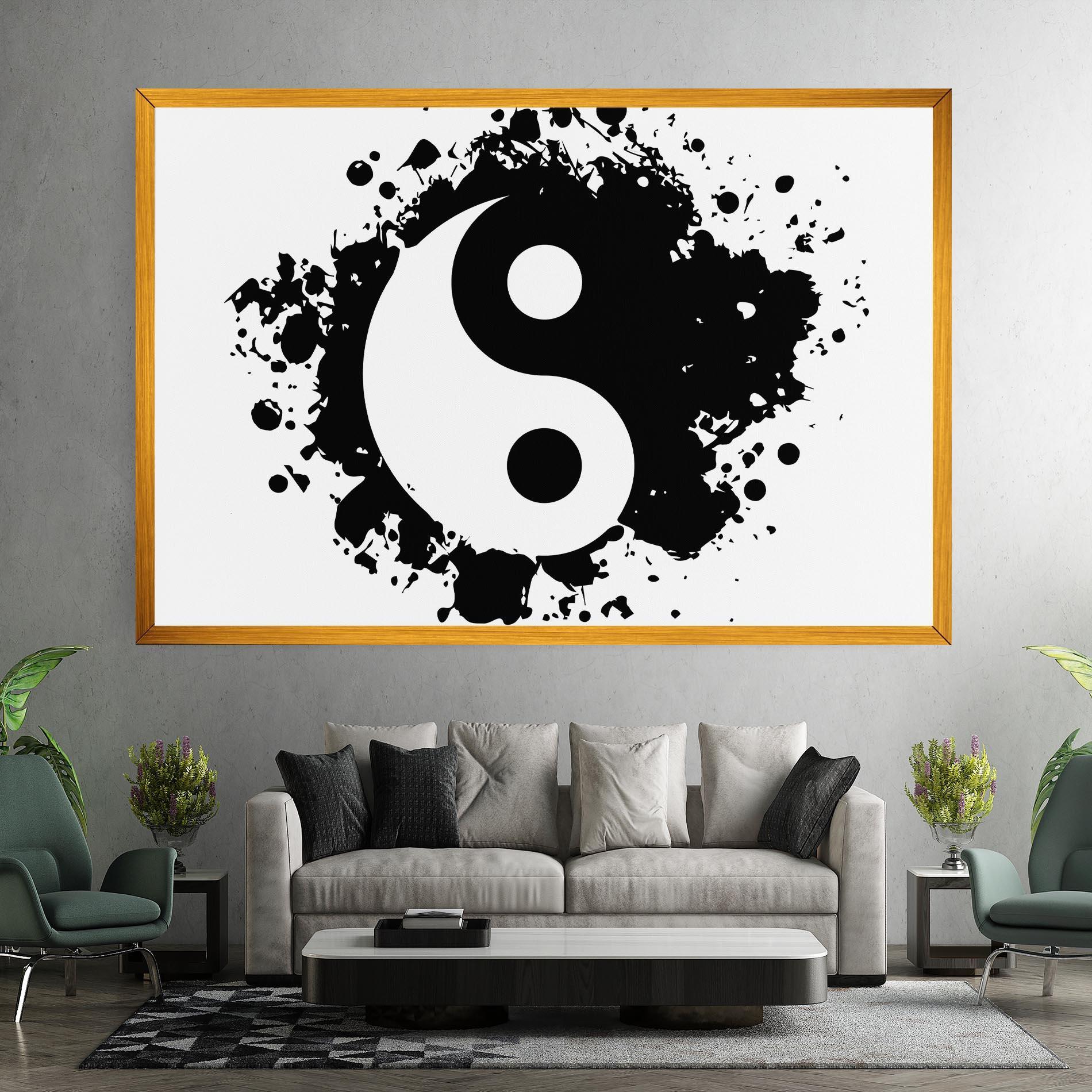 Tablou Canvas Yinyang Harmony mockup 7
