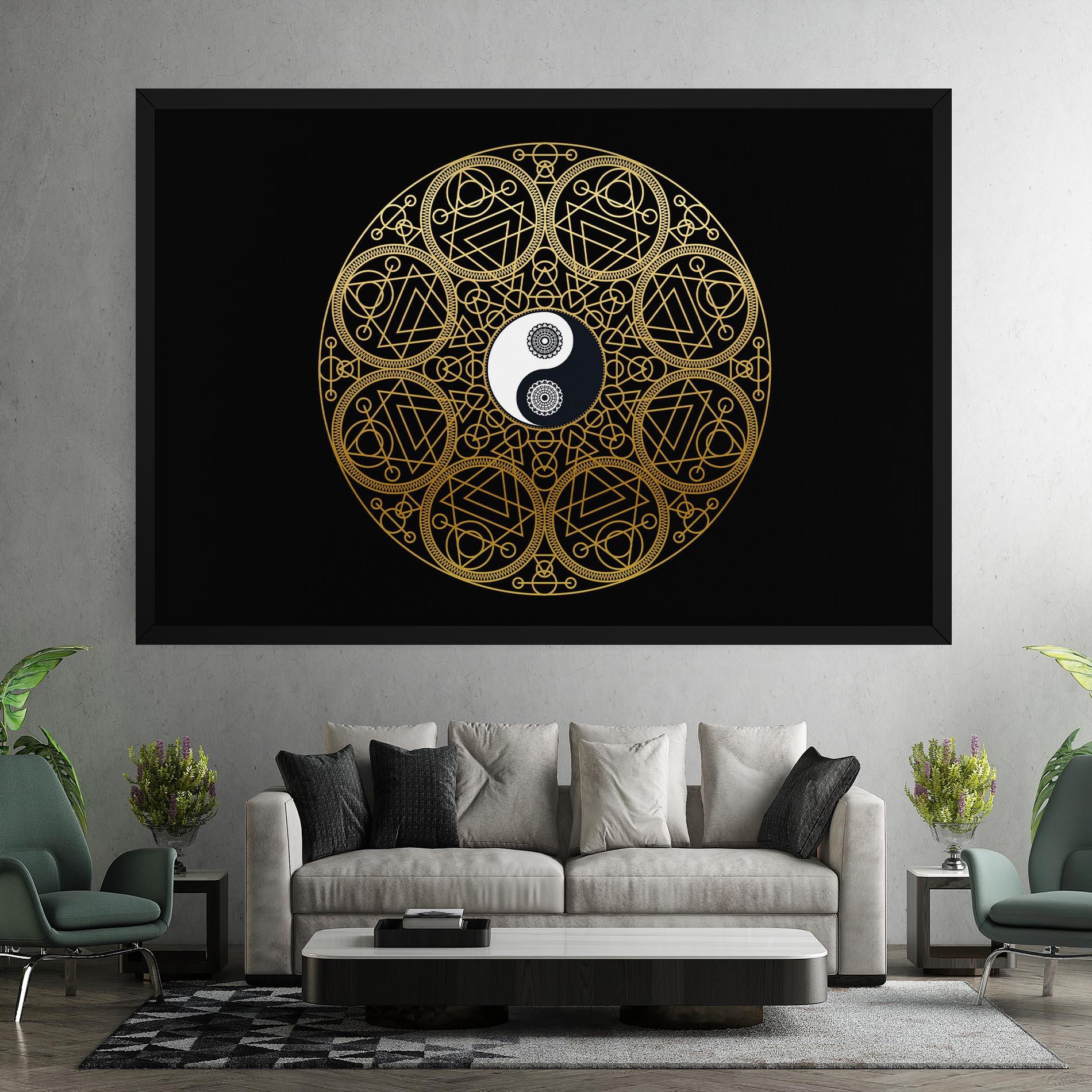 Tablou Canvas Meditation Mandala mockup 7