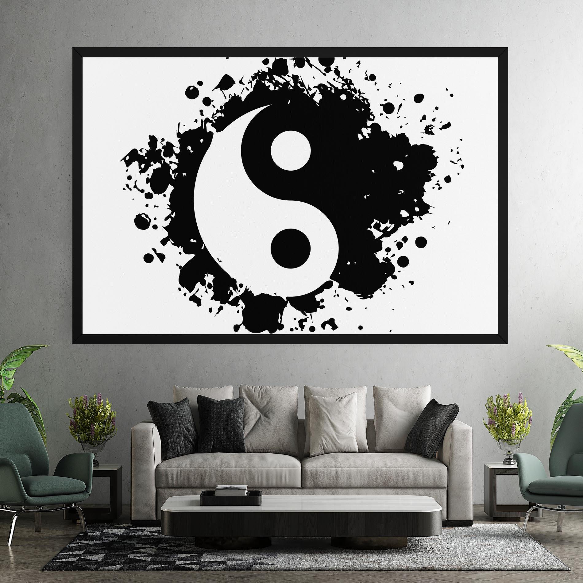 Tablou Canvas Yinyang Harmony mockup 7