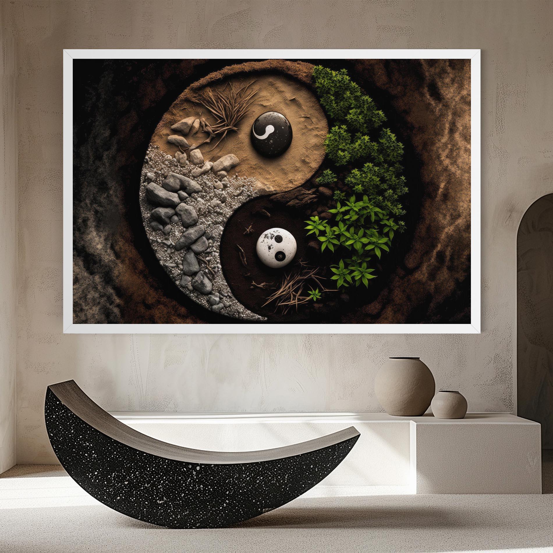 Tablou Canvas Nature Yinyang mockup 8