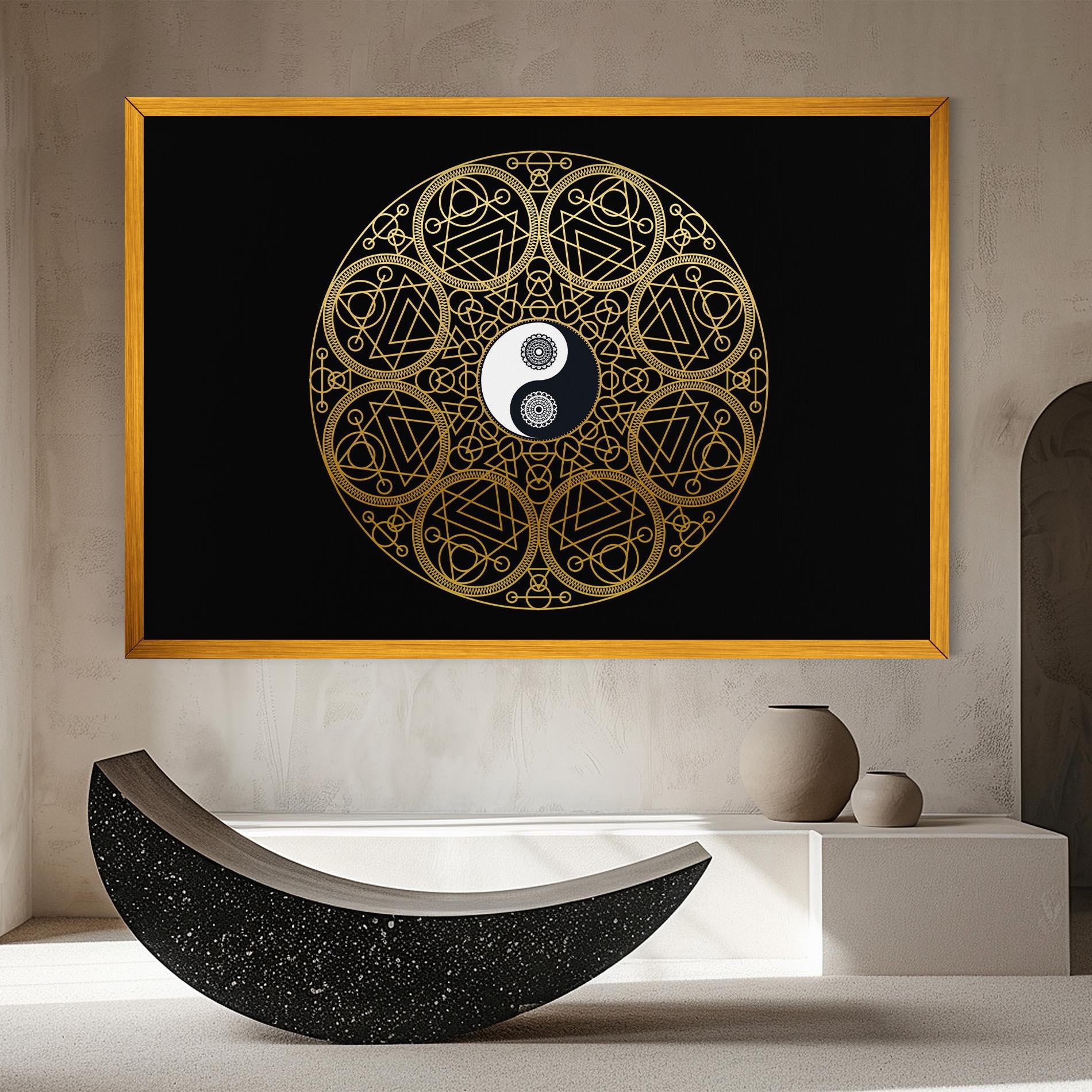 Tablou Canvas Meditation Mandala mockup 8