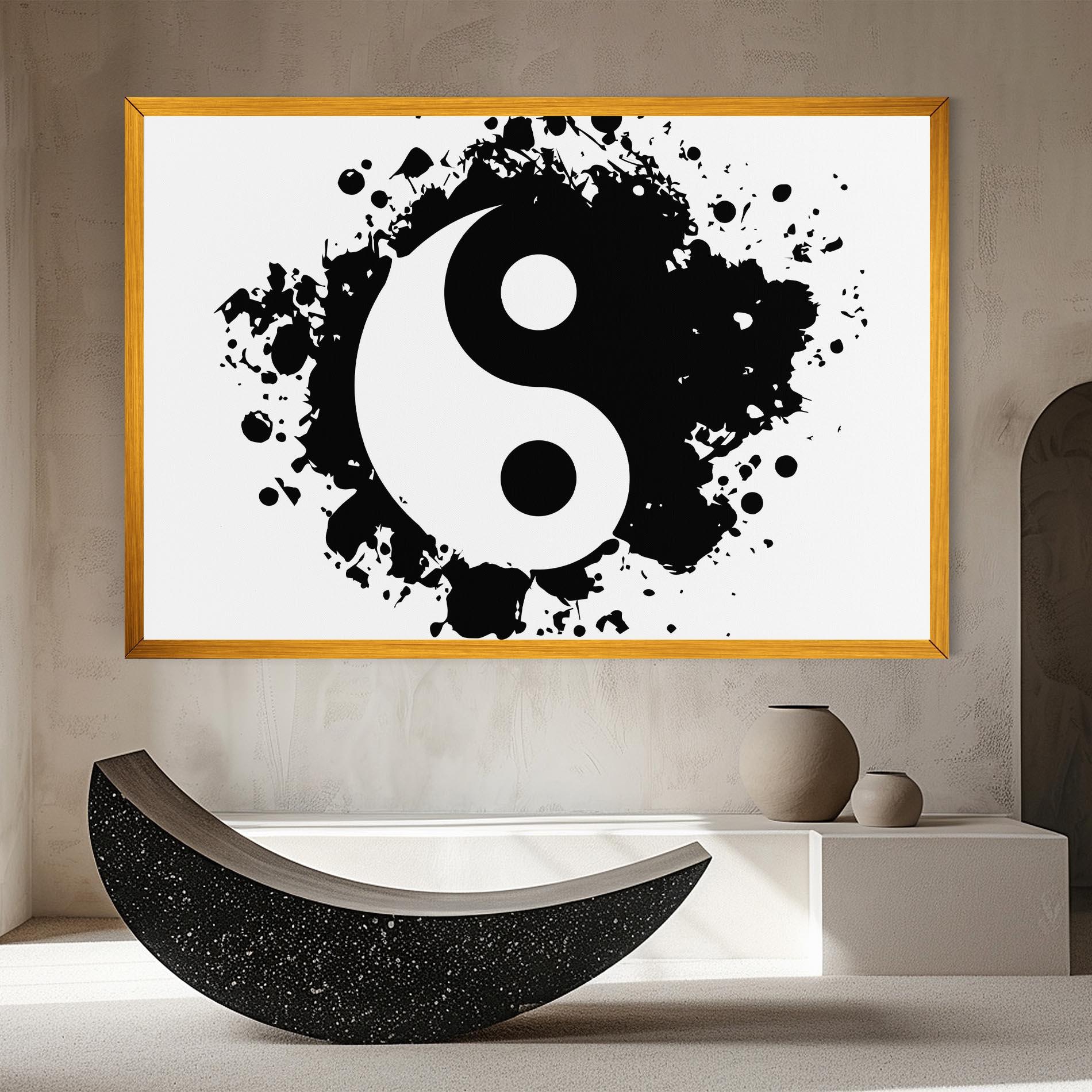 Tablou Canvas Yinyang Harmony mockup 8