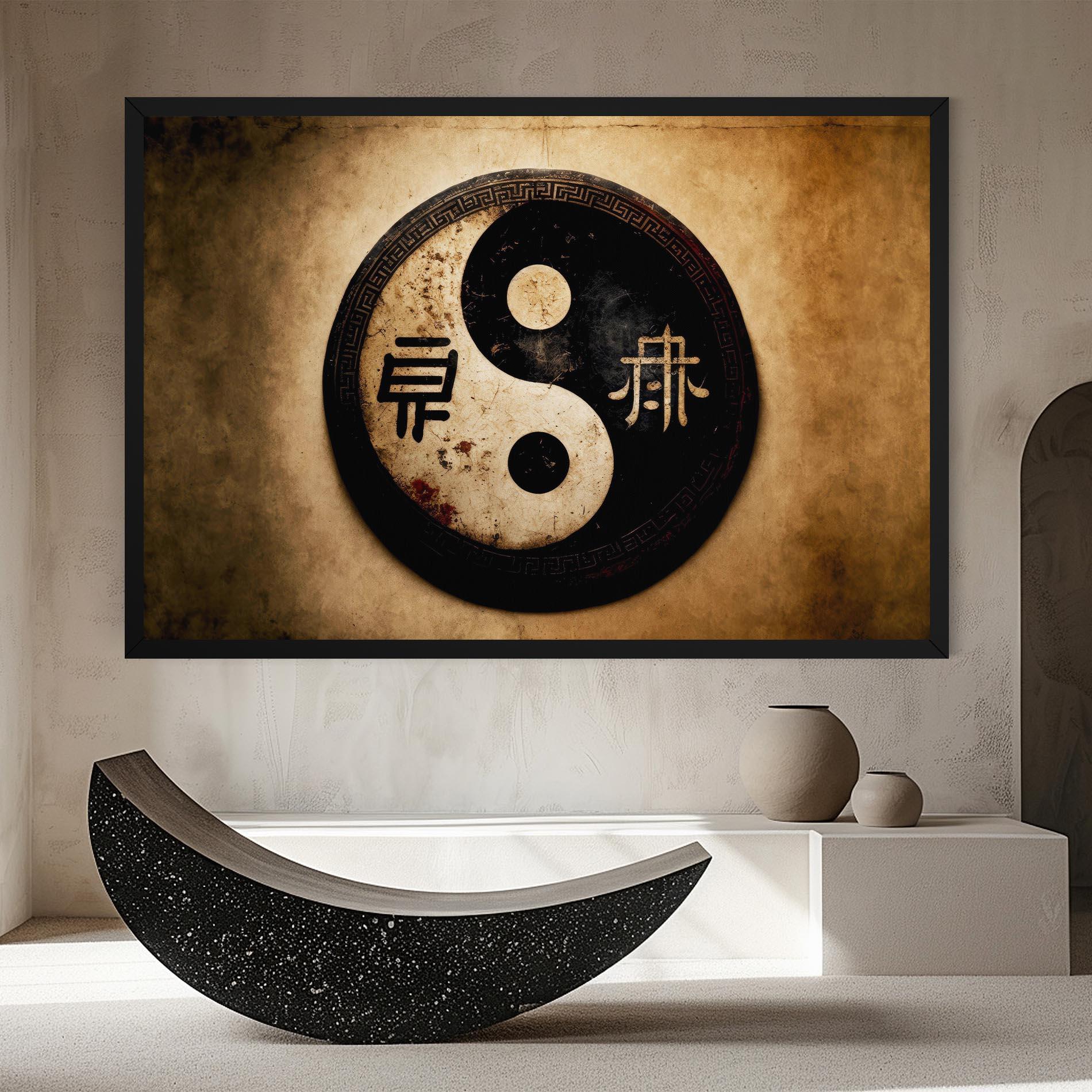 Tablou Canvas Chinese Yinyang mockup 8