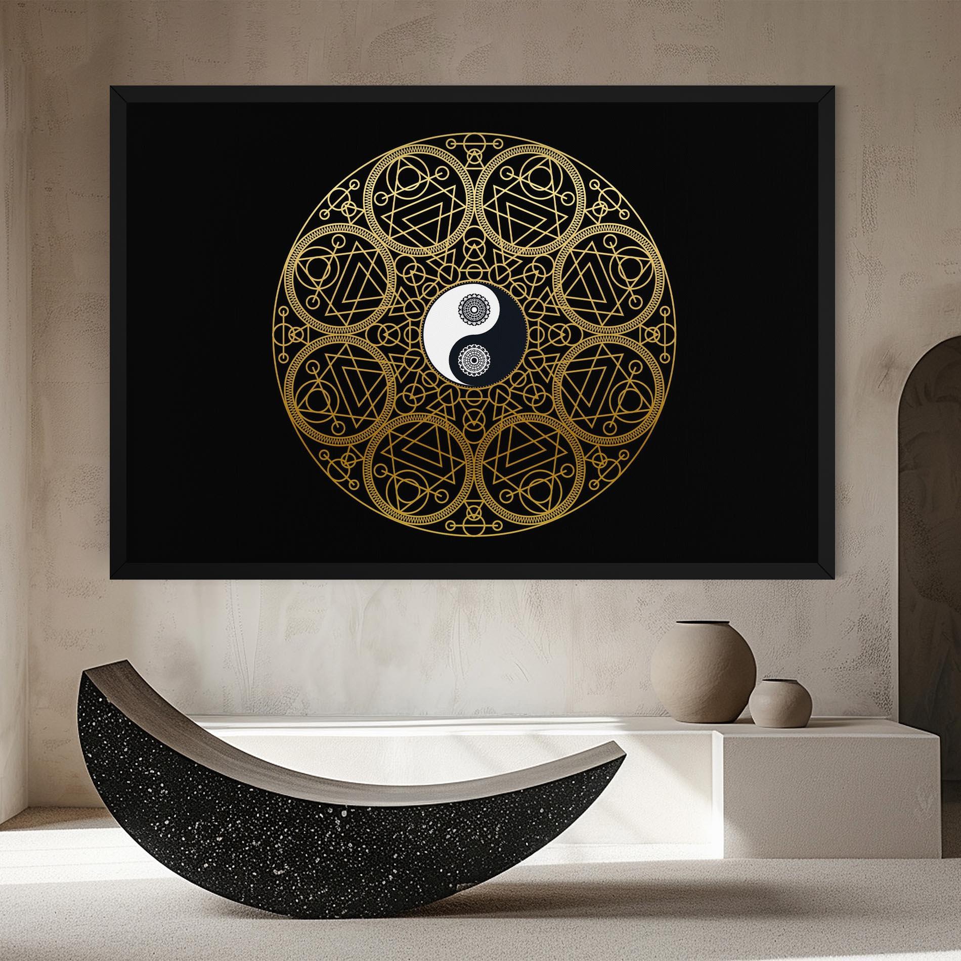 Tablou Canvas Meditation Mandala mockup 8