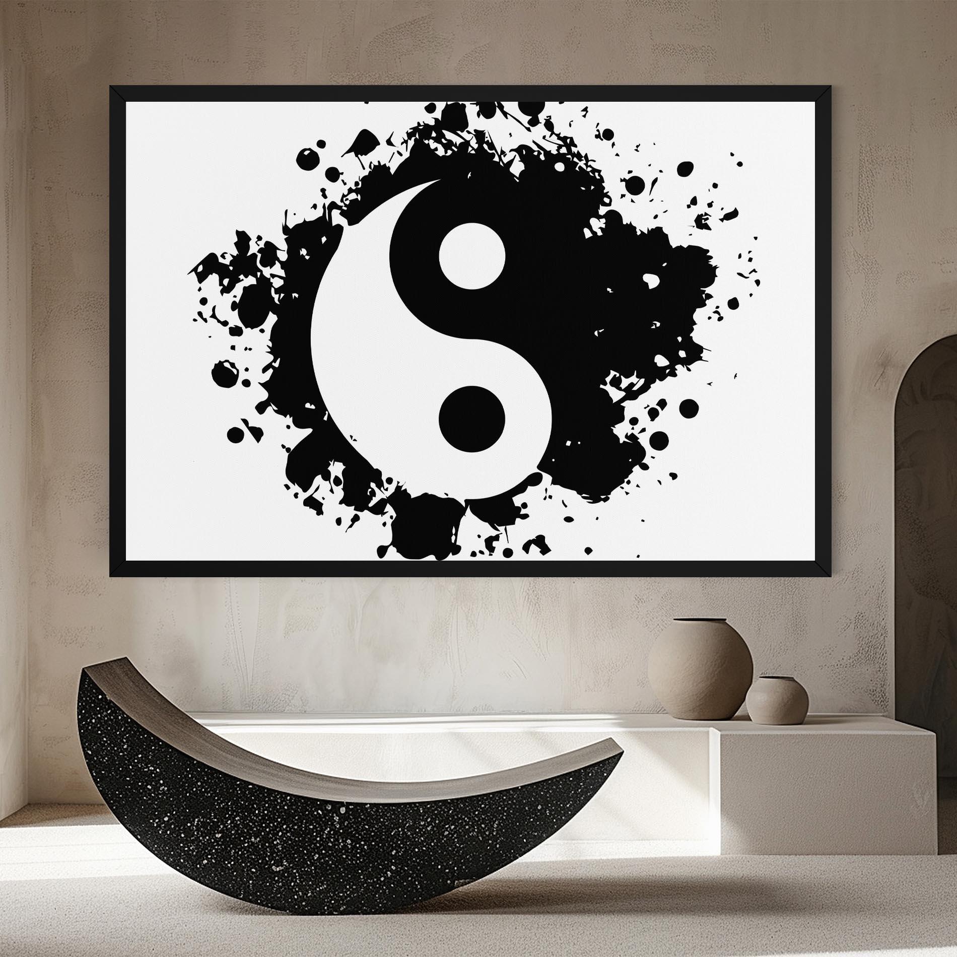 Tablou Canvas Yinyang Harmony mockup 8