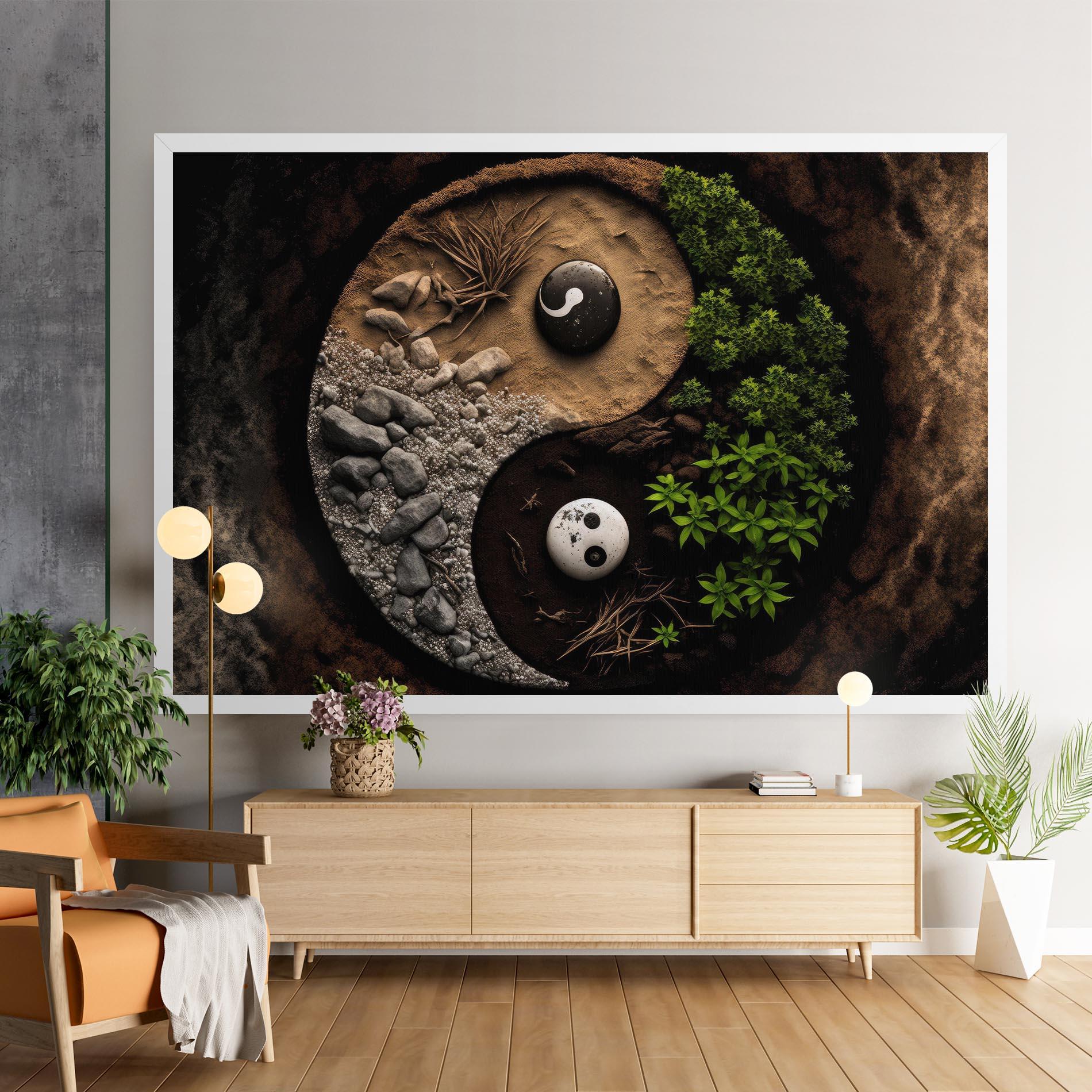 Tablou Canvas Nature Yinyang mockup 9