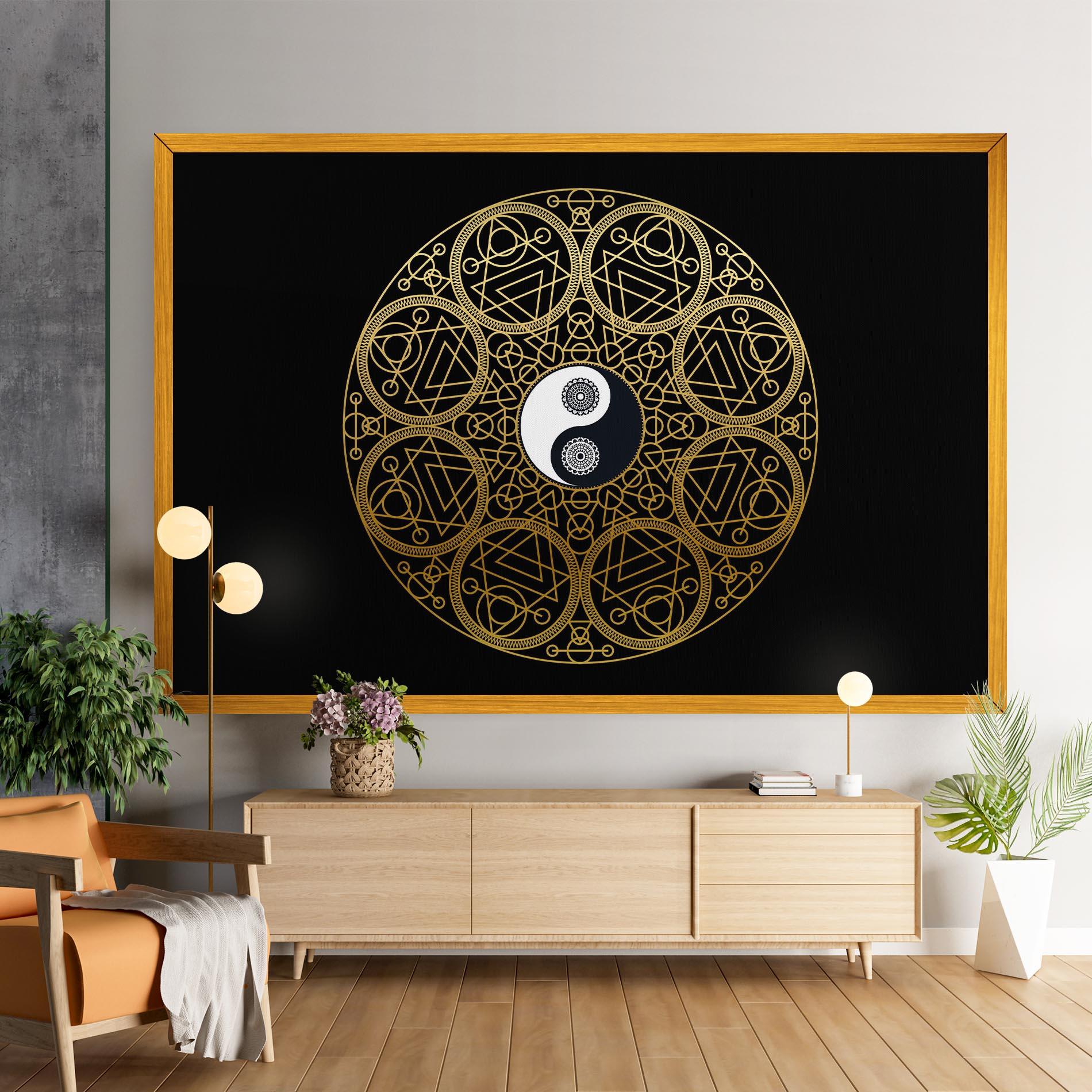Tablou Canvas Meditation Mandala mockup 9