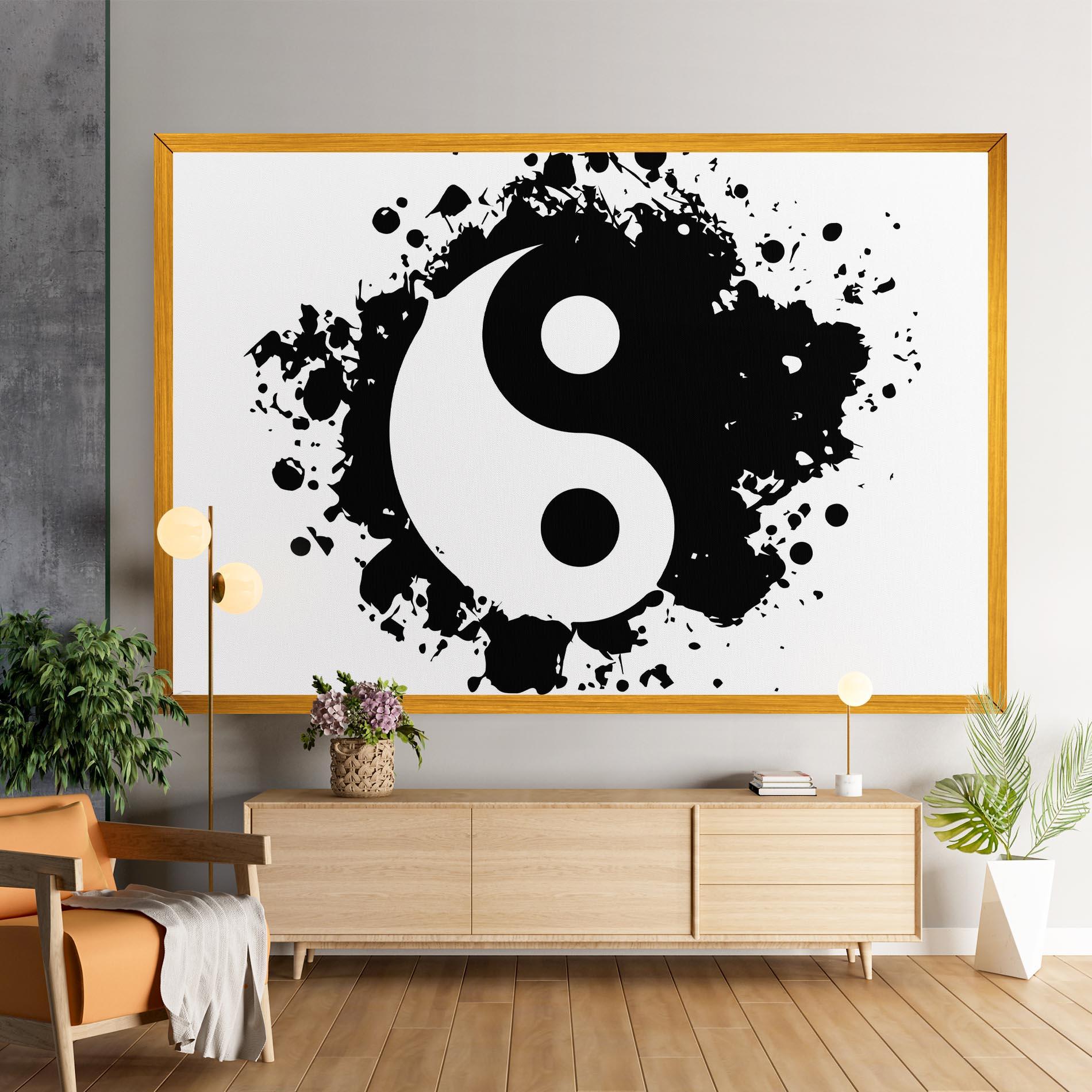 Tablou Canvas Yinyang Harmony mockup 9