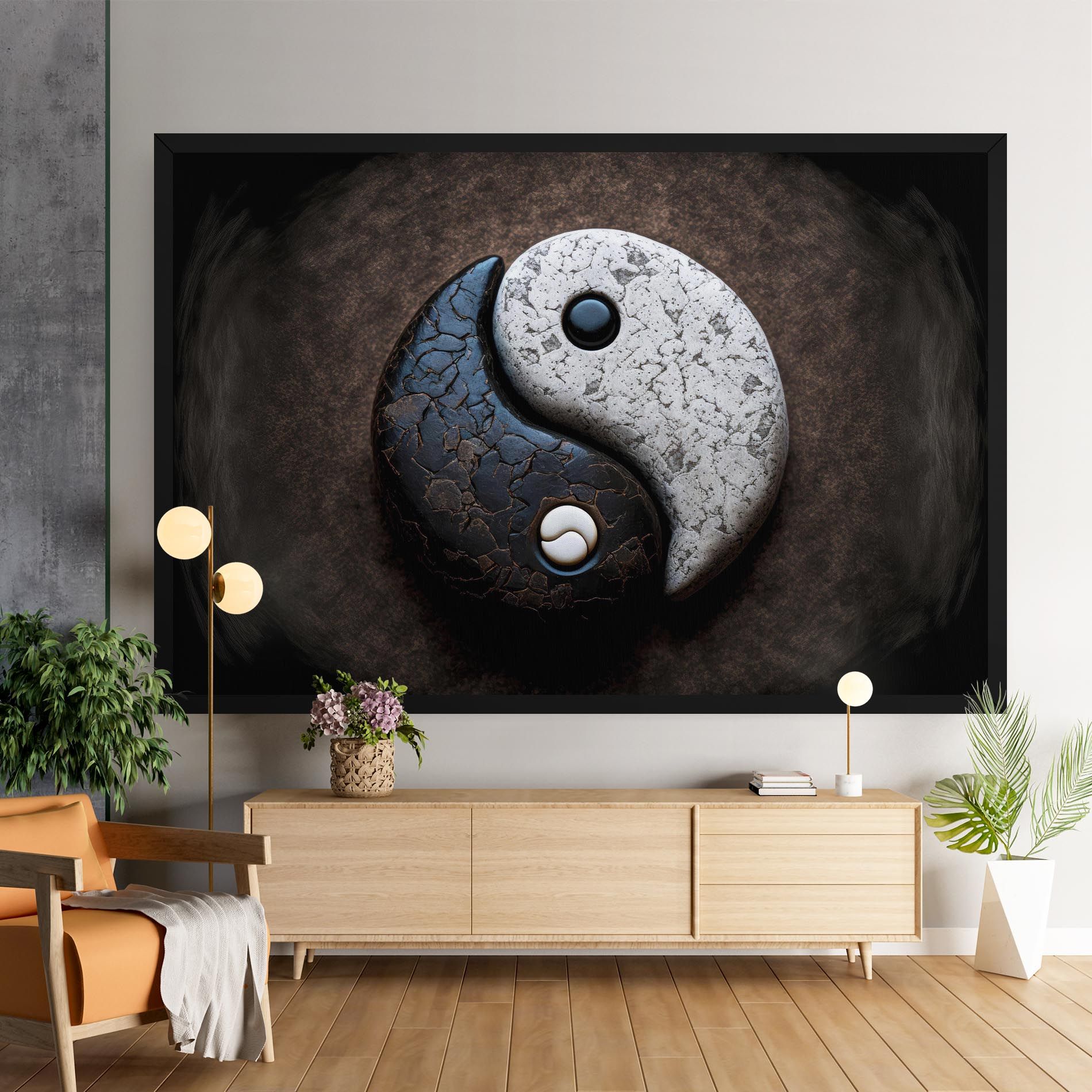 Black Stone Yinyang mockup 9