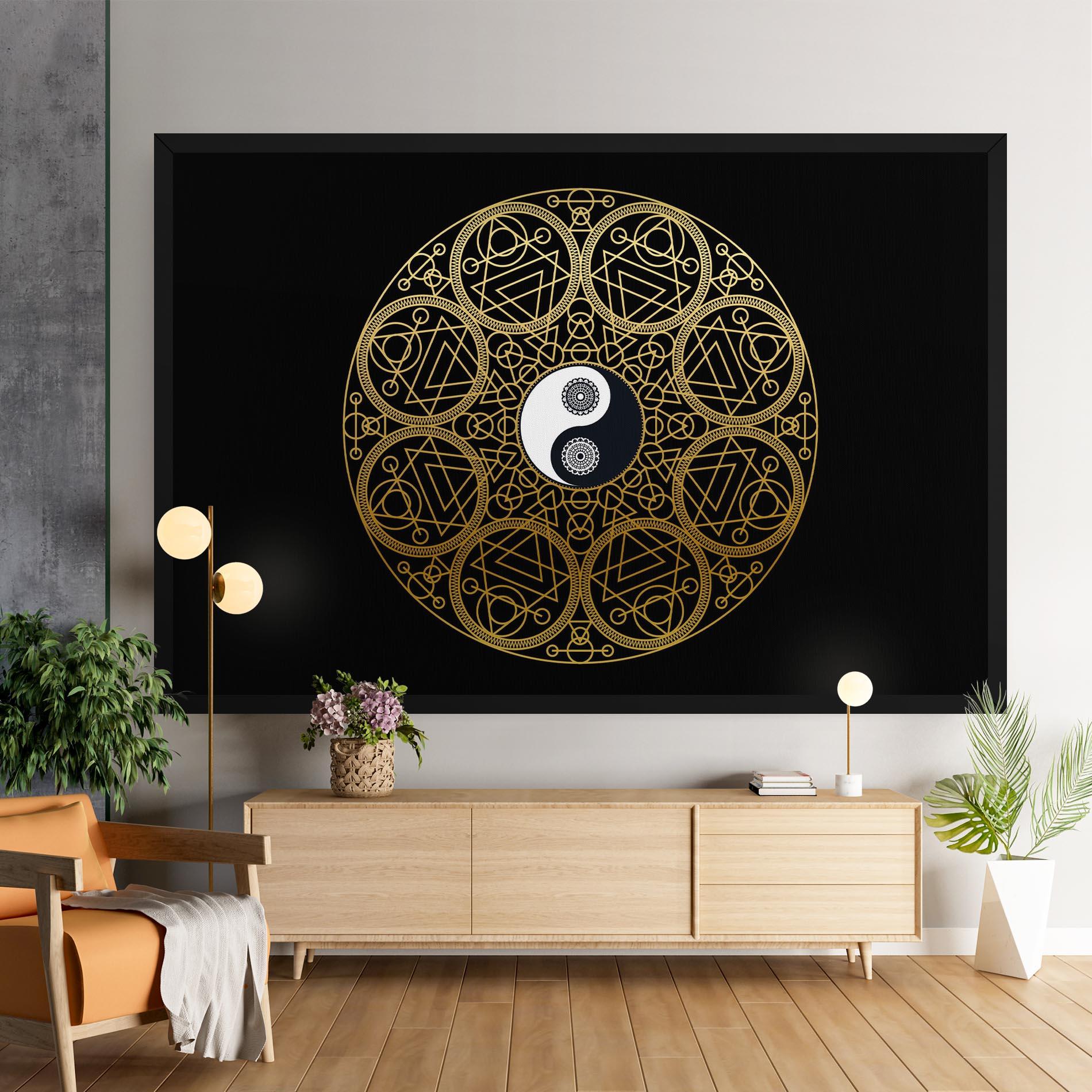 Tablou Canvas Meditation Mandala mockup 9