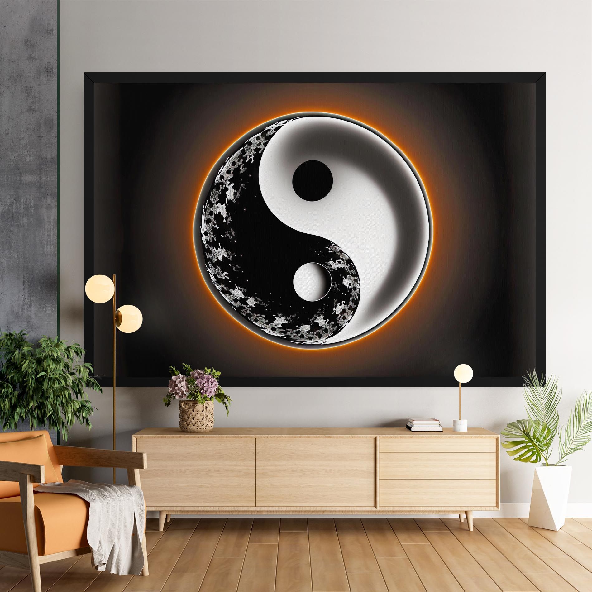 Purple Light Yinyang mockup 9