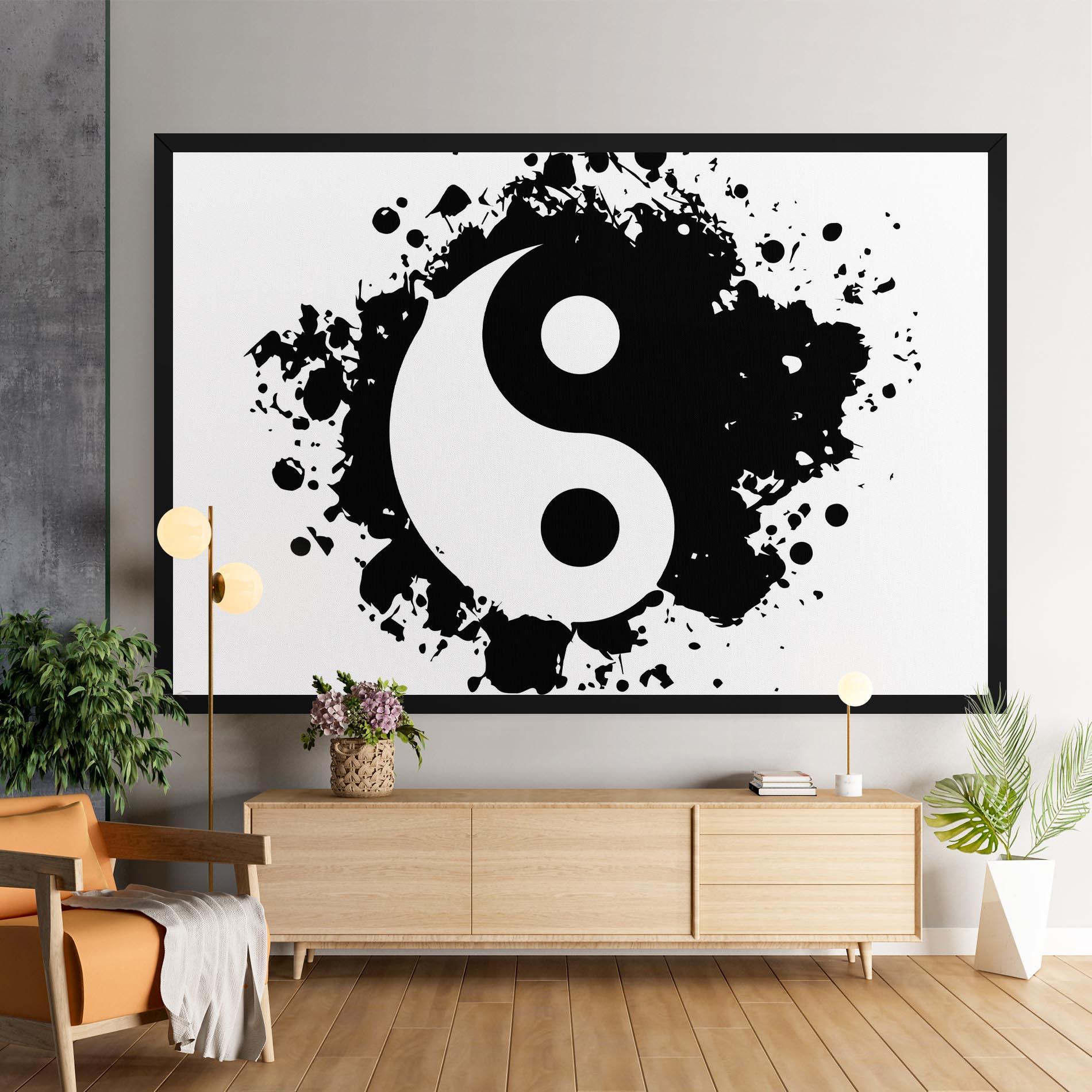 Tablou Canvas Yinyang Harmony mockup 9