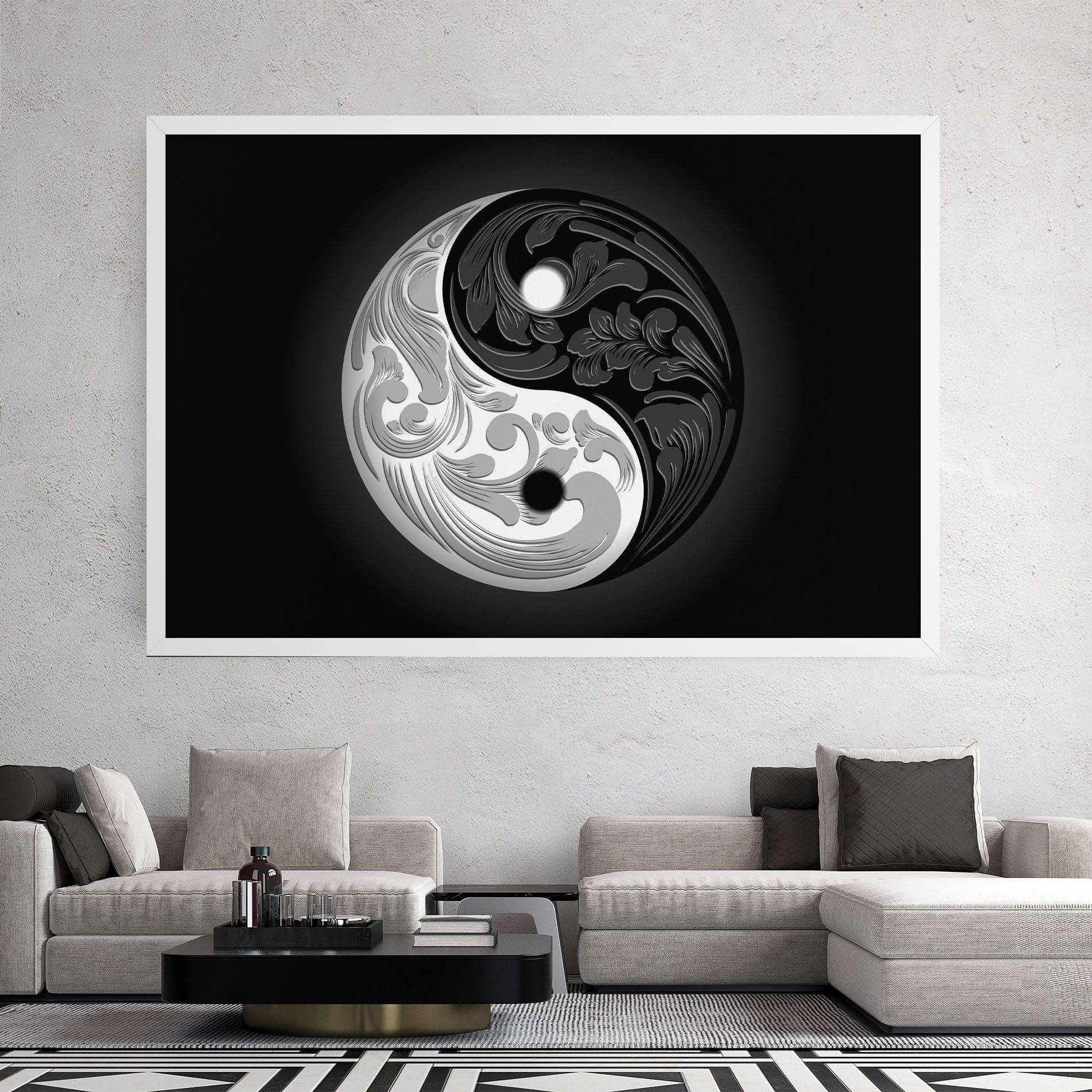 Yinyang Grey mockup 2
