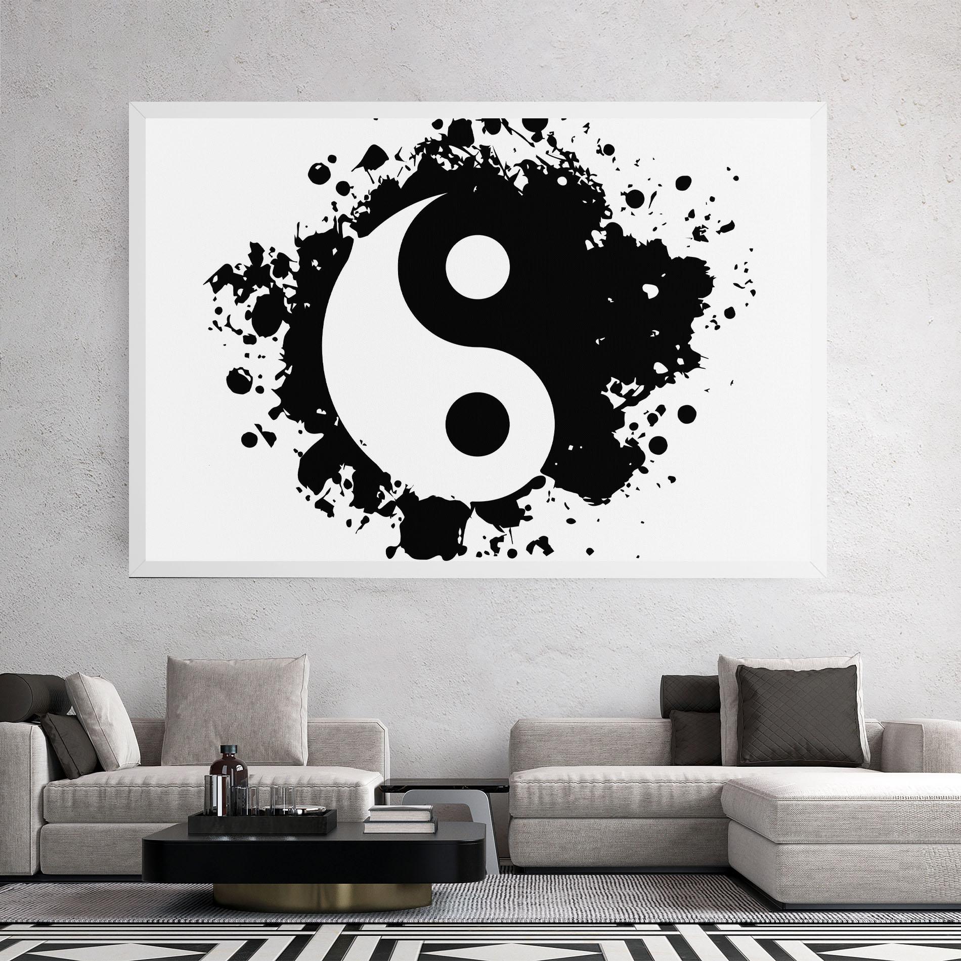 Tablou Canvas Yinyang Harmony mockup 2