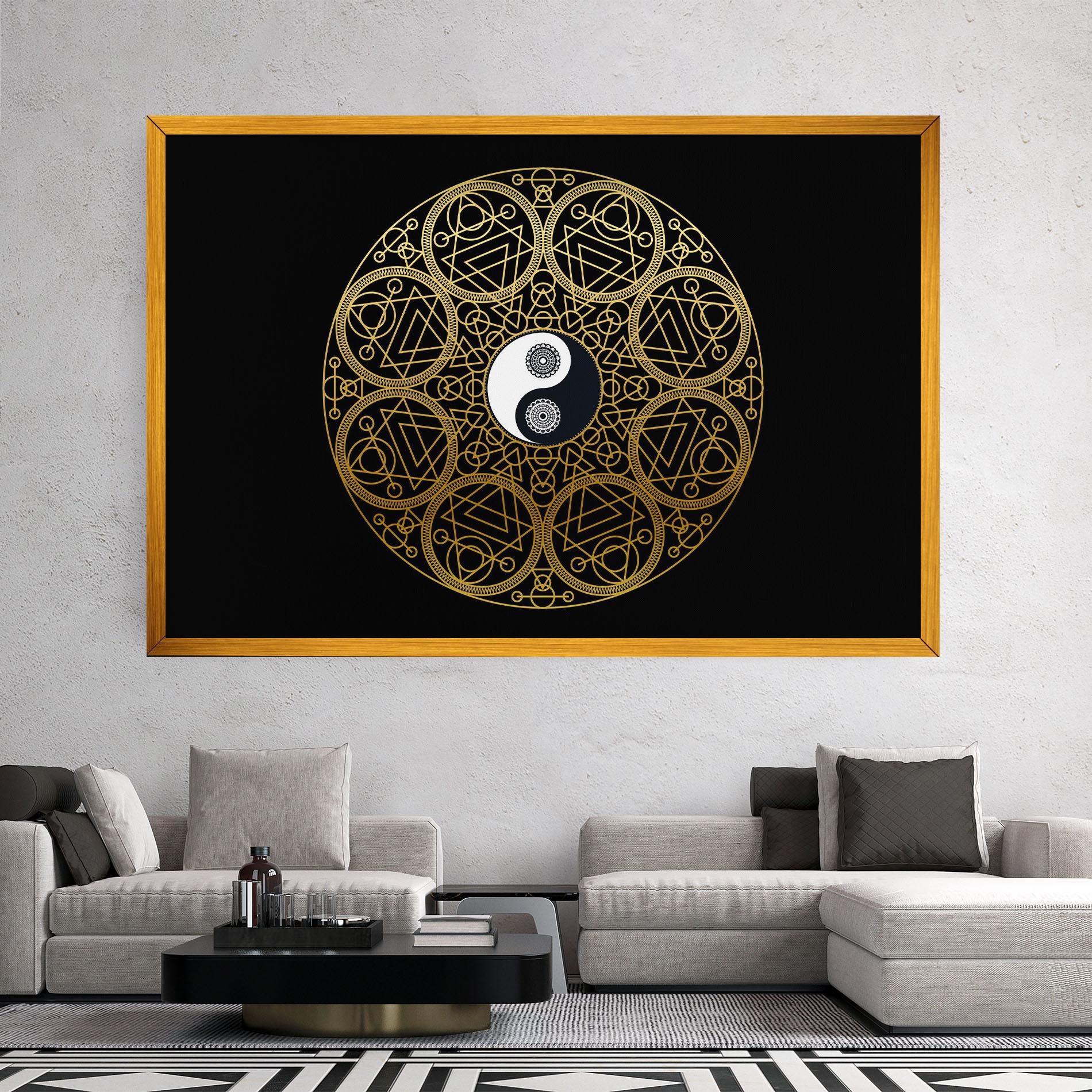 Tablou Canvas Meditation Mandala mockup 2
