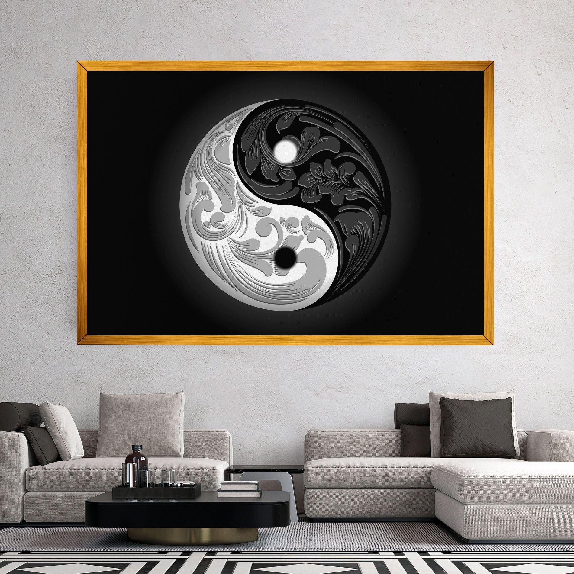 Yinyang Grey mockup 2
