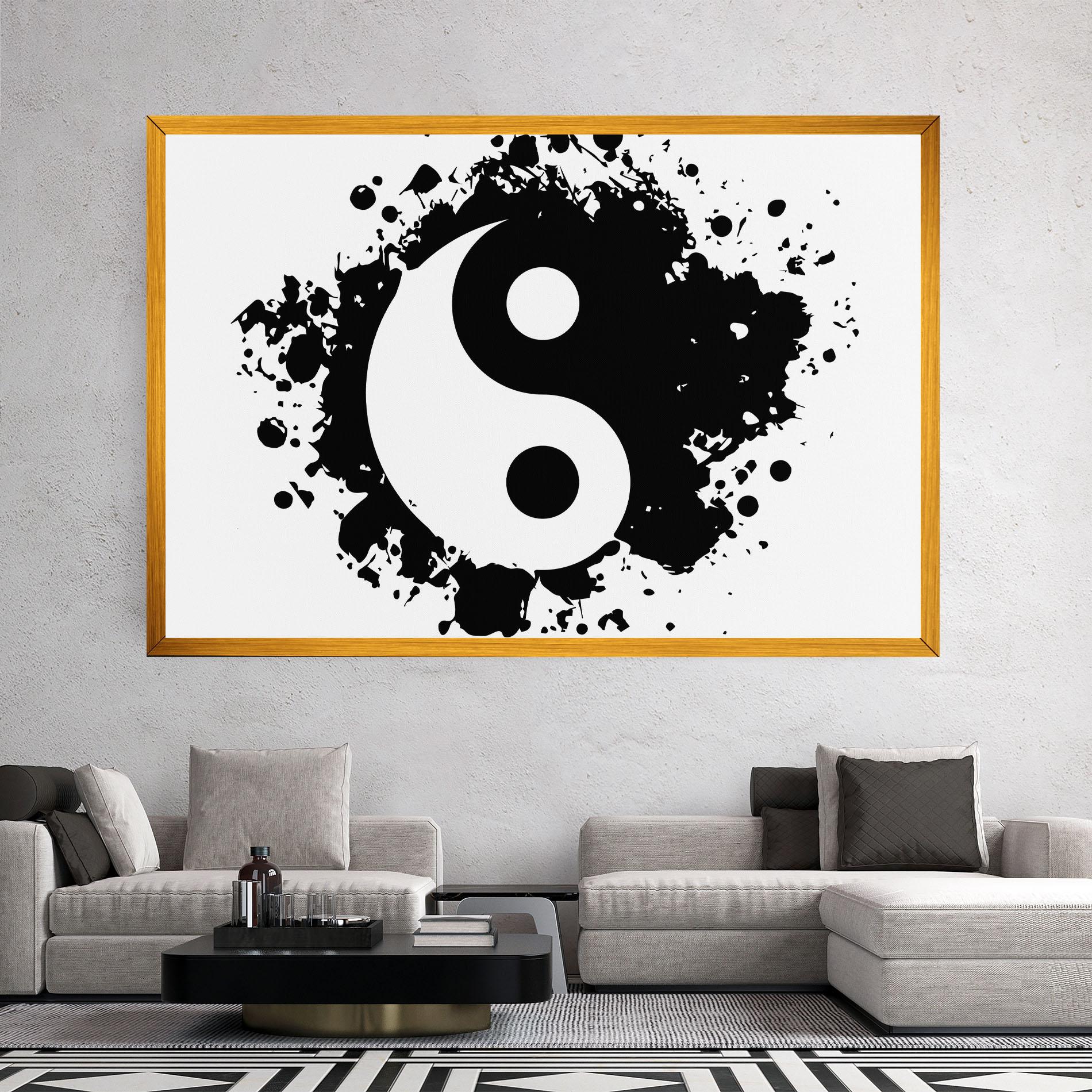 Tablou Canvas Yinyang Harmony mockup 2