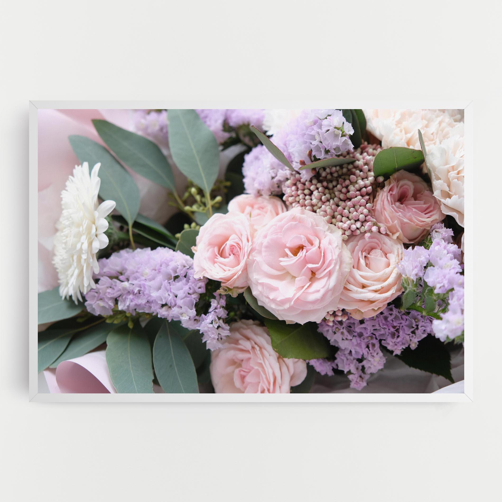 Tablou Canvas Beautiful Pink Roses mockup 0