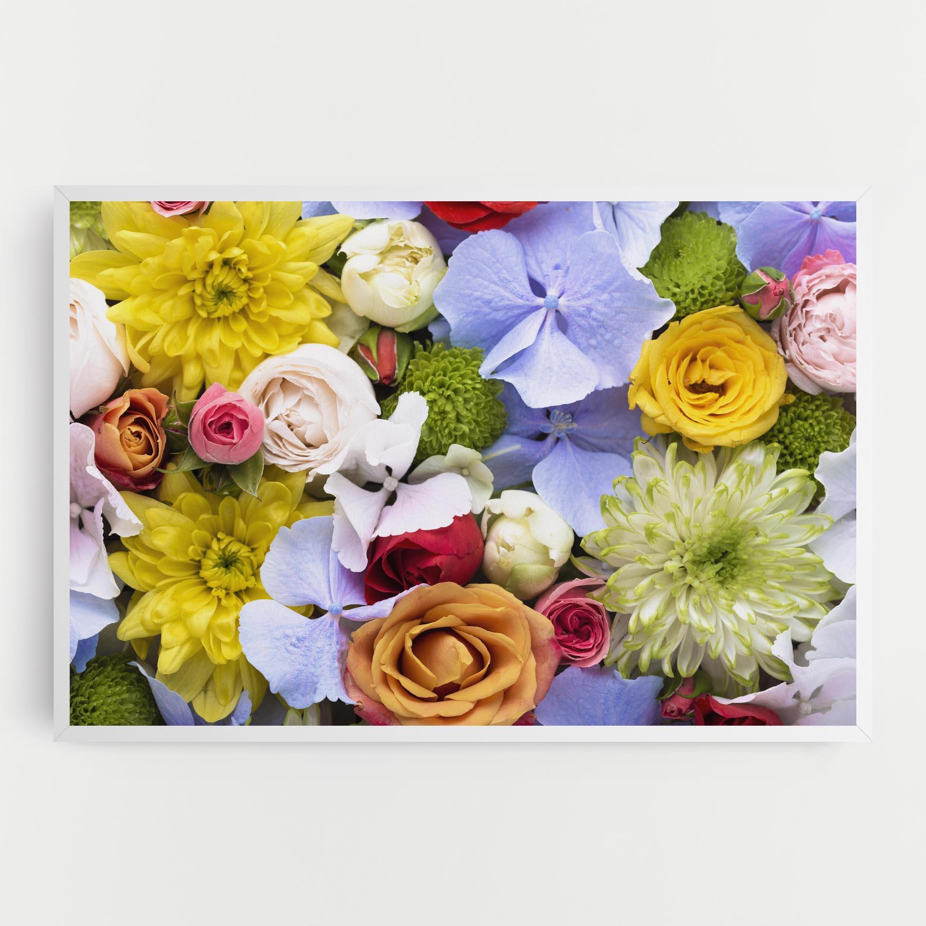Tablou Canvas Color Mix Flower Bouquet mockup 0