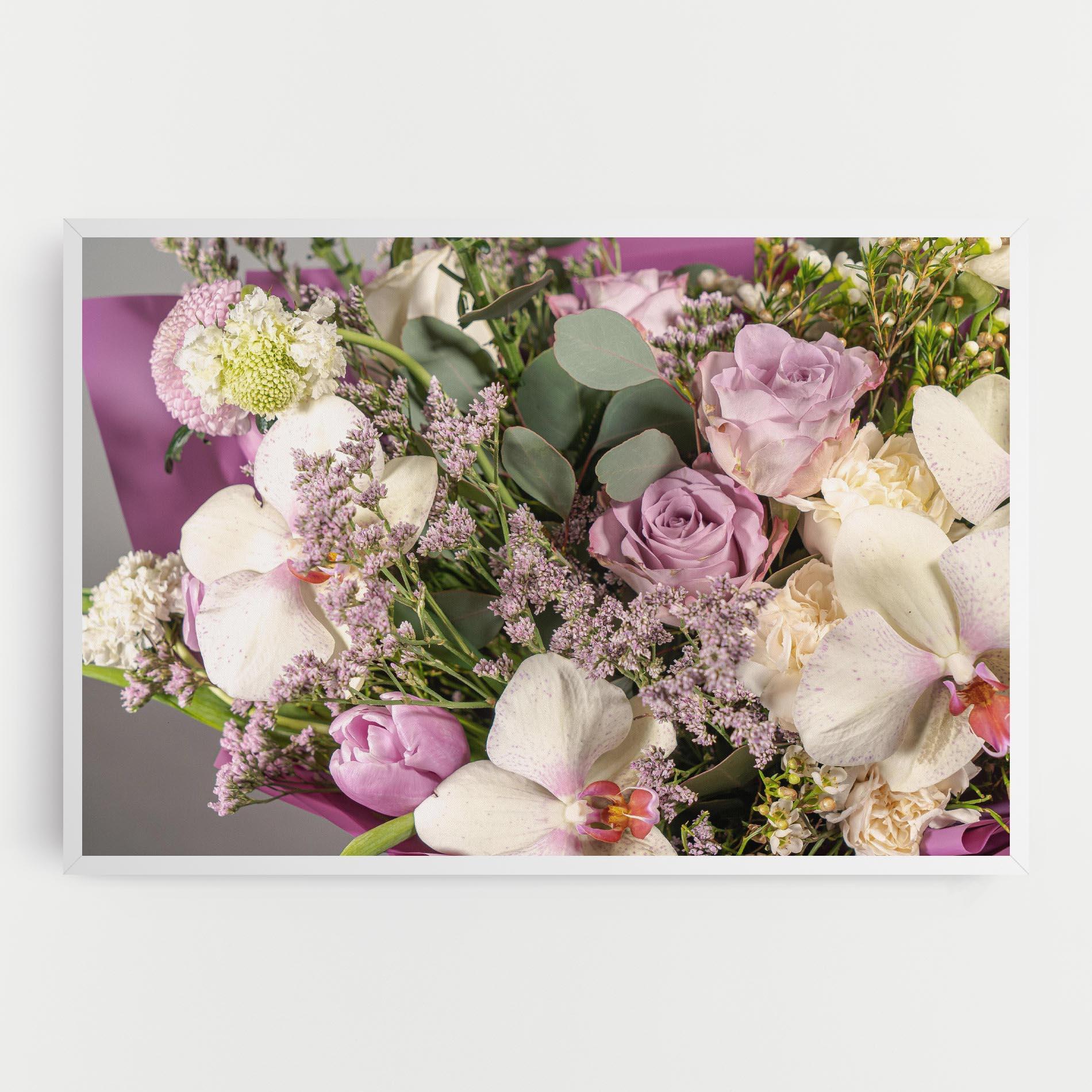 Tablou Canvas Cute Purple Bouquet mockup 0